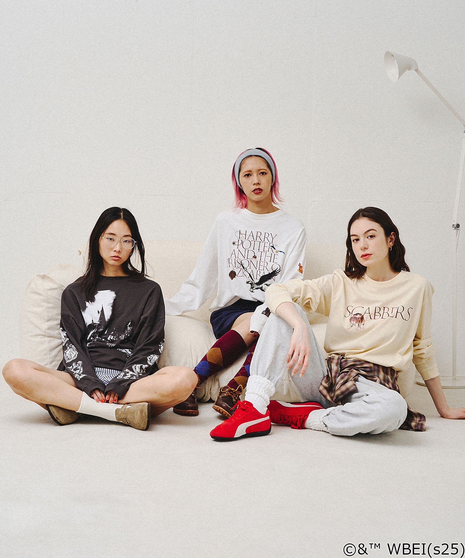 【Sサイズのみ期間限定受注生産】COLSUN/HOGWARTS SCHOOL L/S TEE