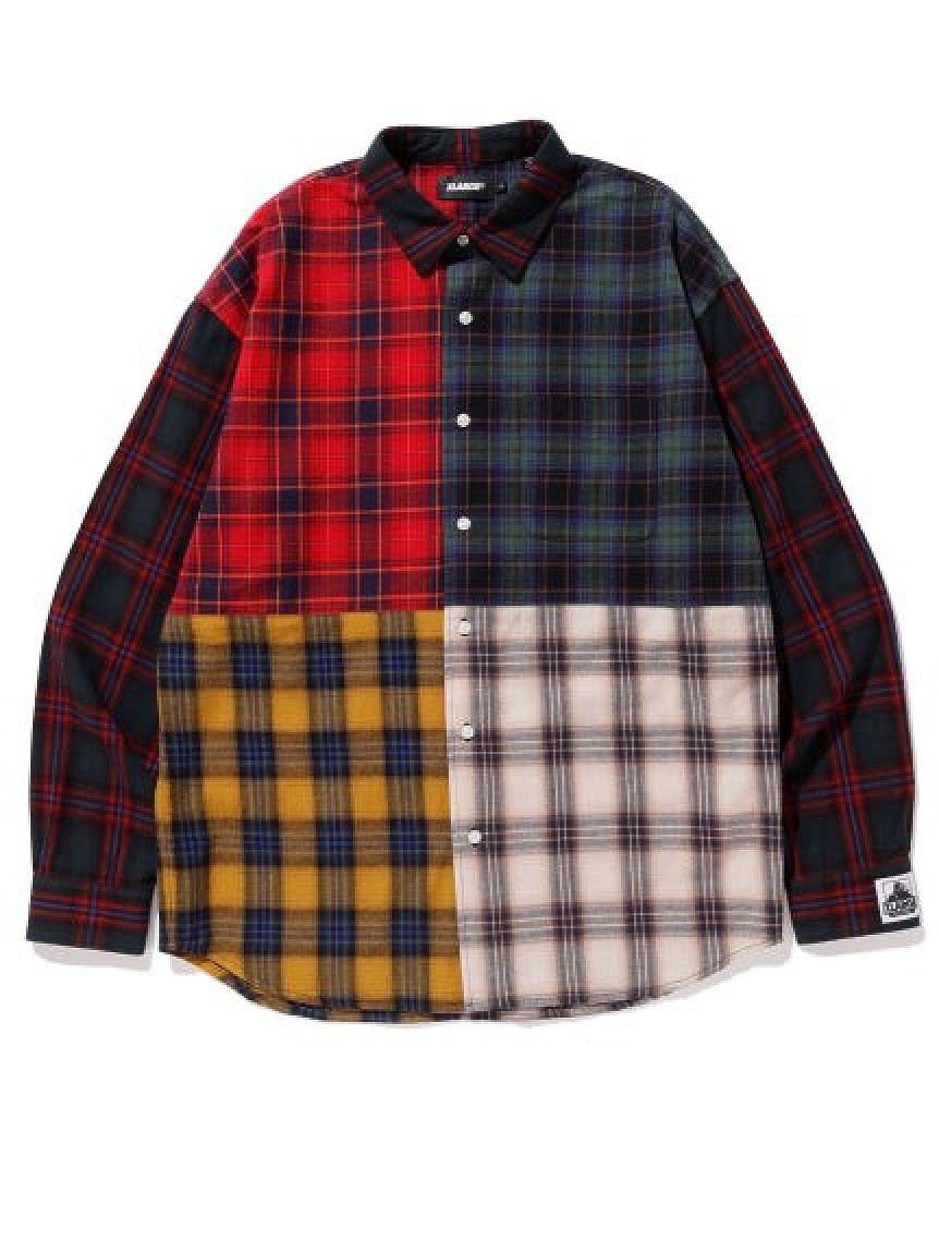L/S PATCHWORK SHIRT SILAS