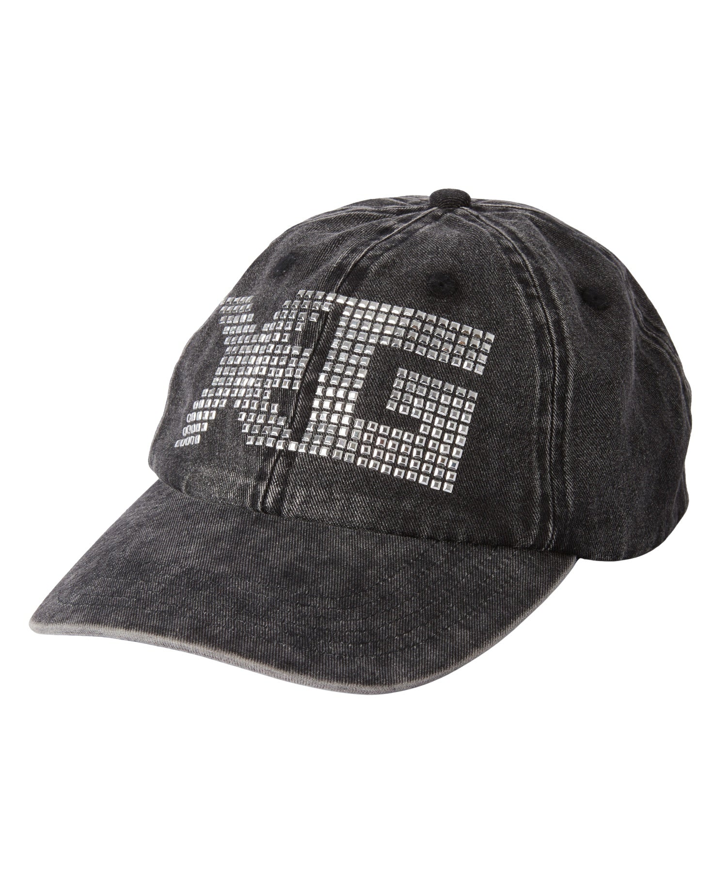 SQUARE STUDDED LOGO 6PANEL CAP