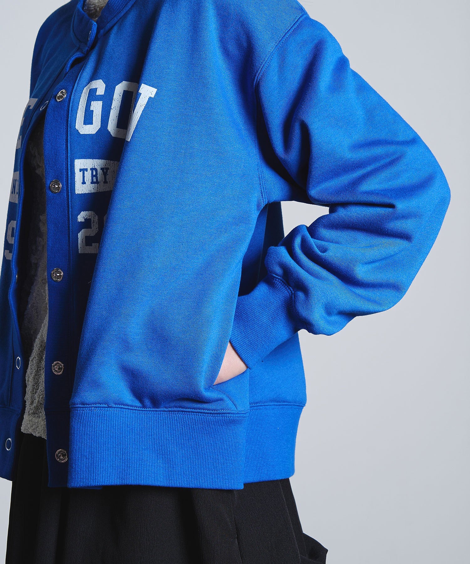 COLLEGE LOGO CARDIGAN