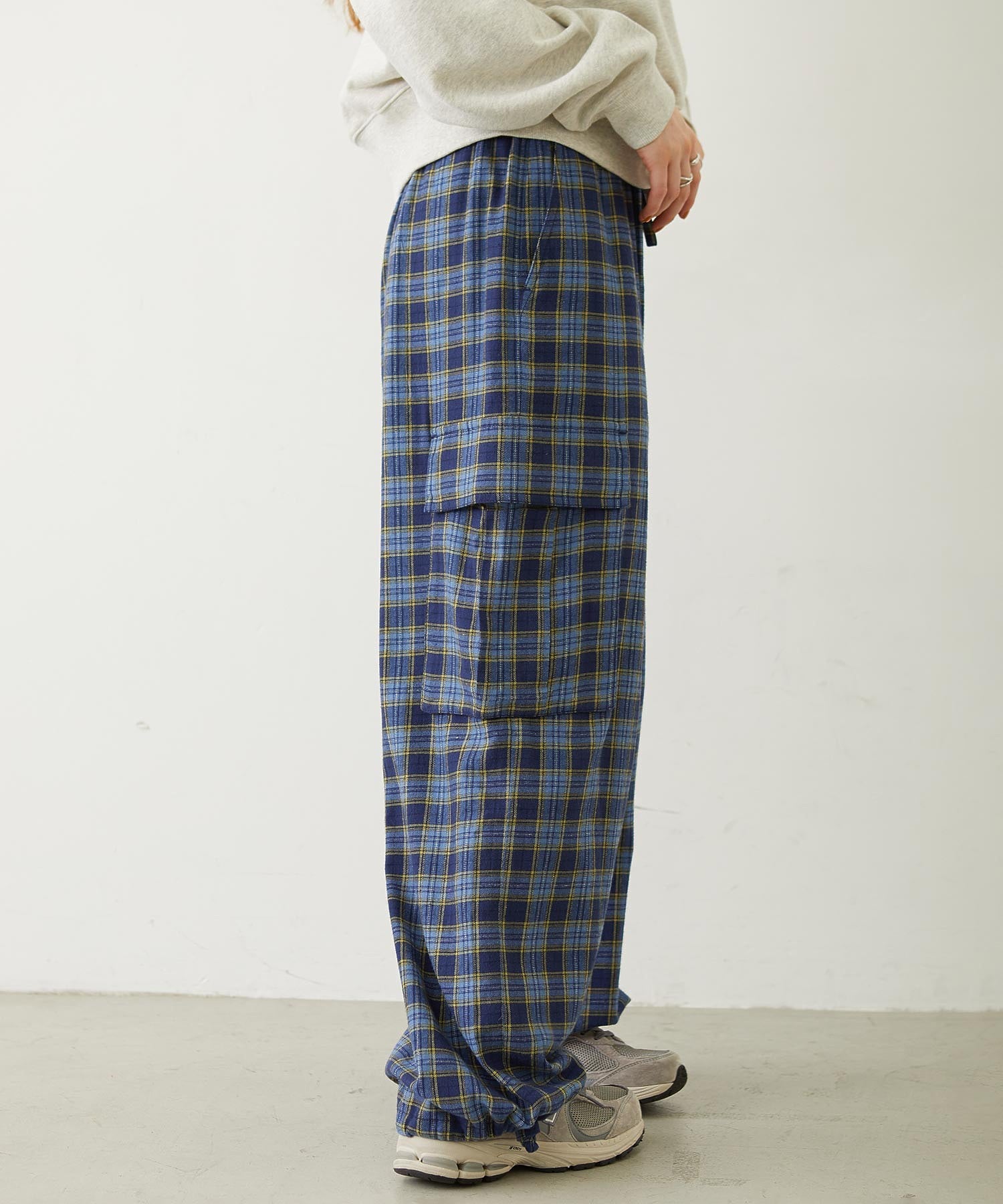 CHECKED CARGO PANTS