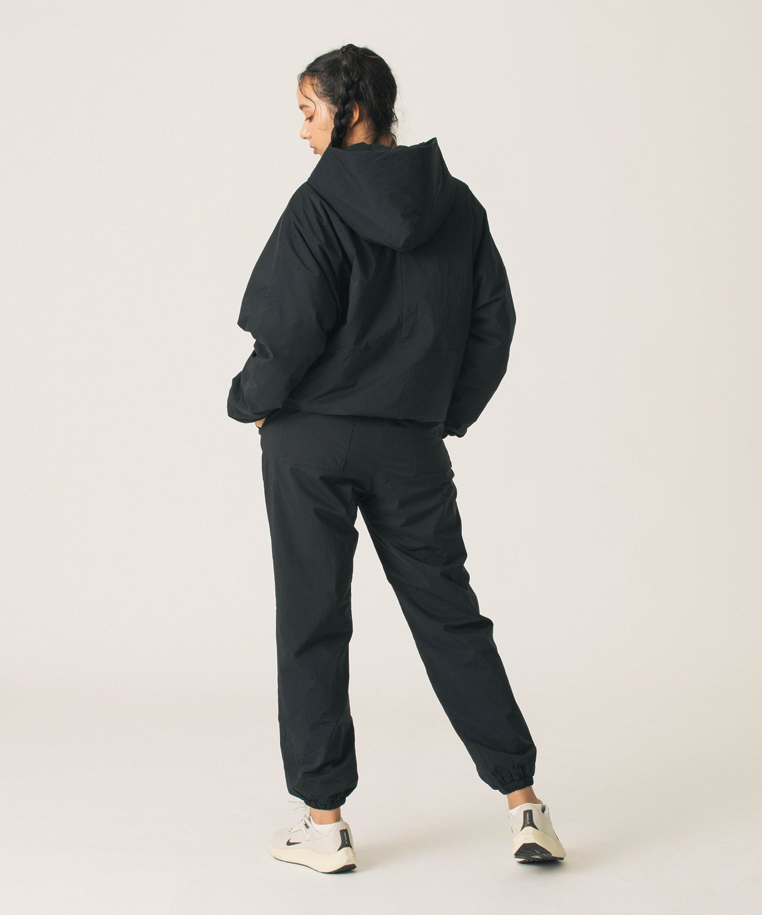 STRETCH PUFFER PULLOVER JACKET