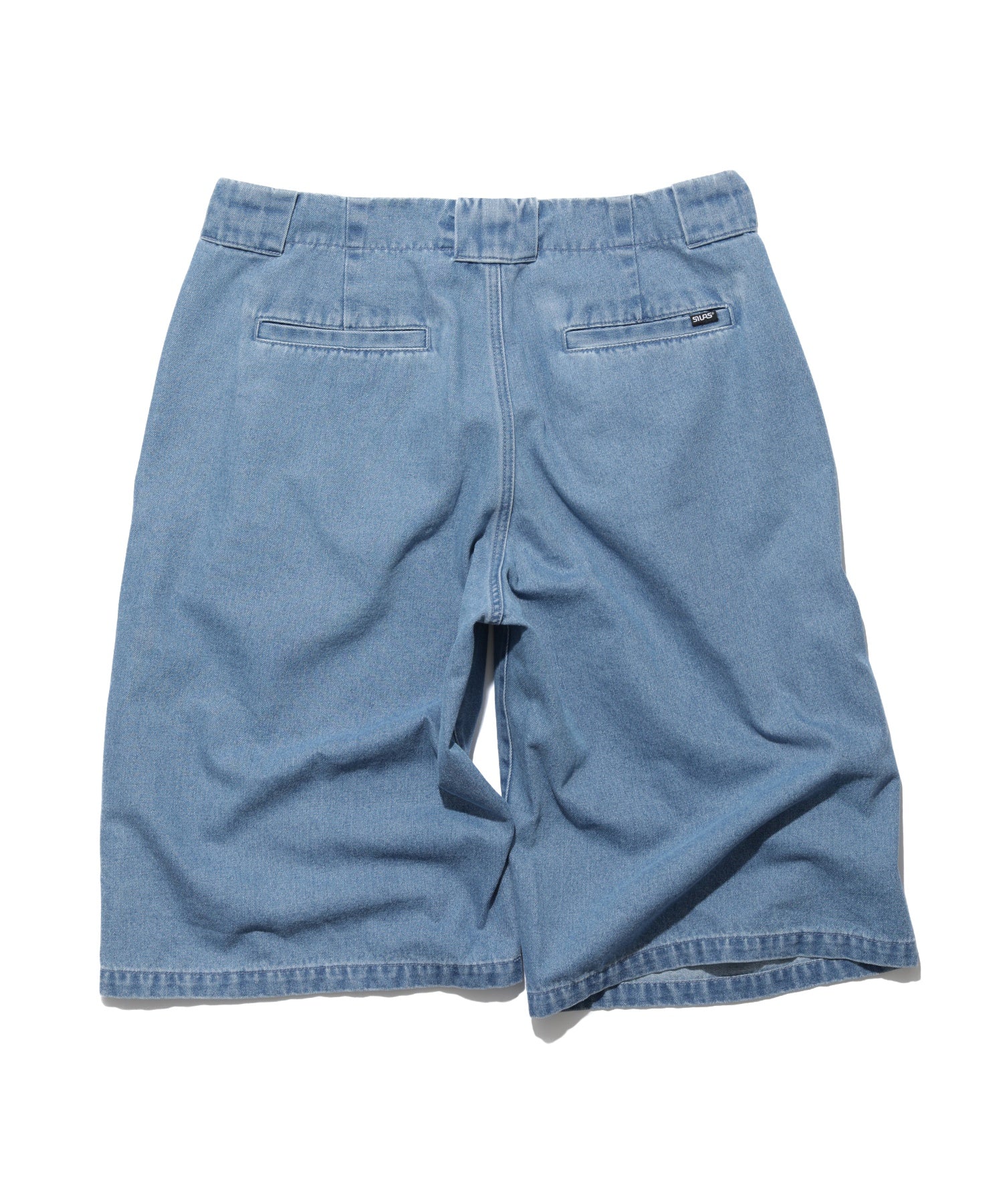 SHORT BAGGY DENIM PANTS