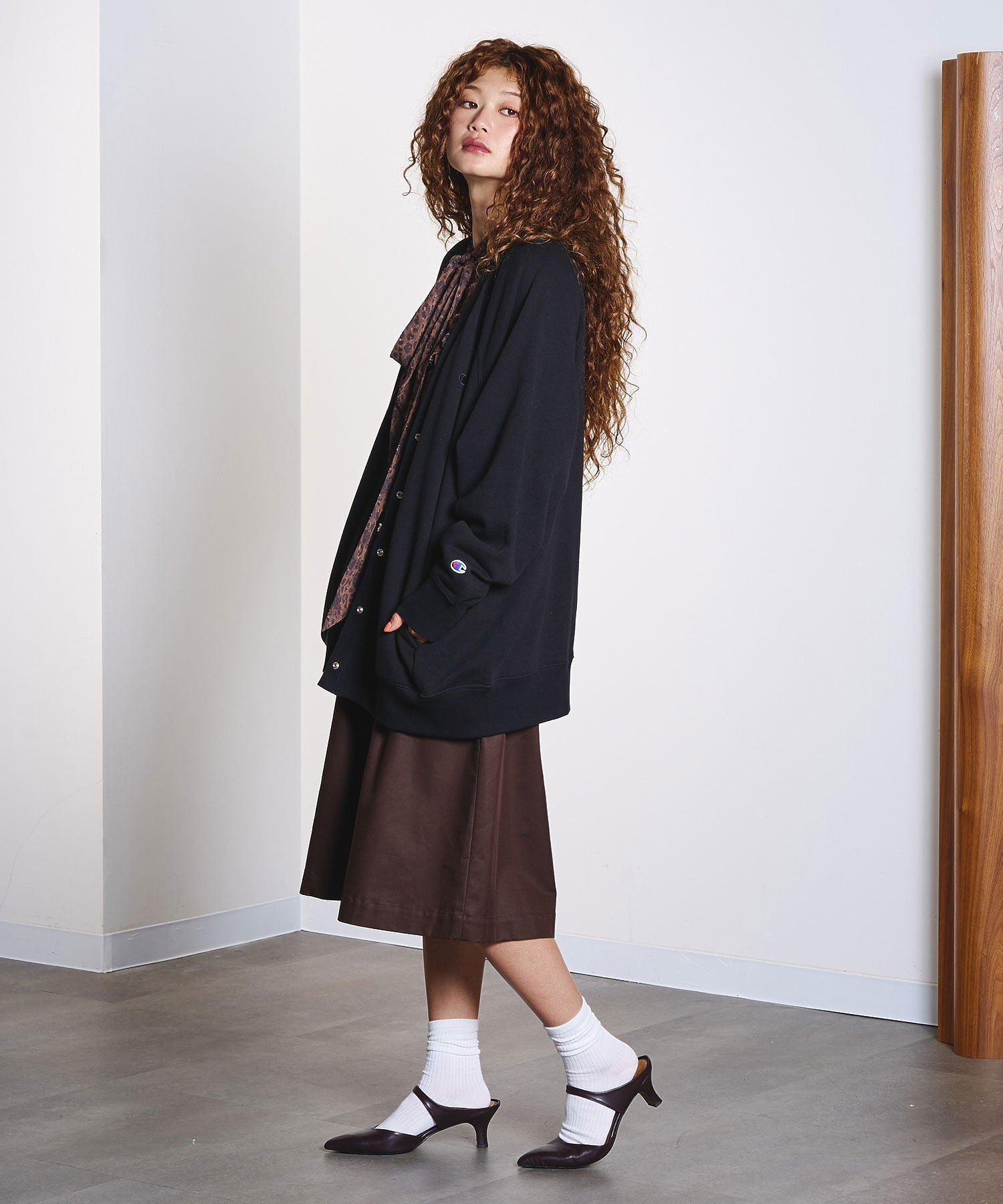 model:168cm 着用サイズ:M