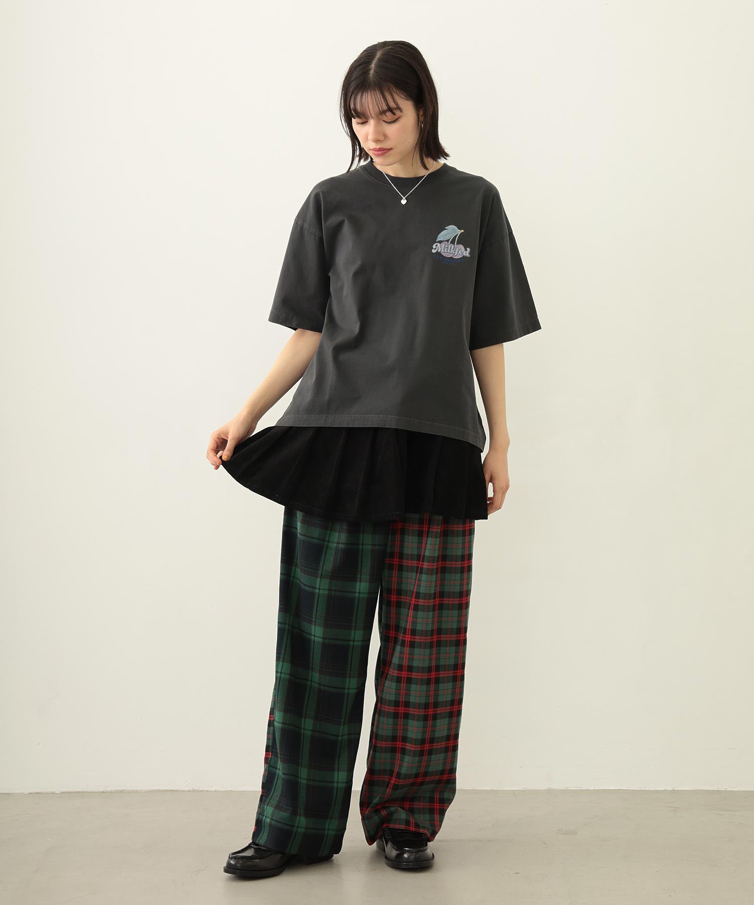 LAYERED CULOTTE SKIRT