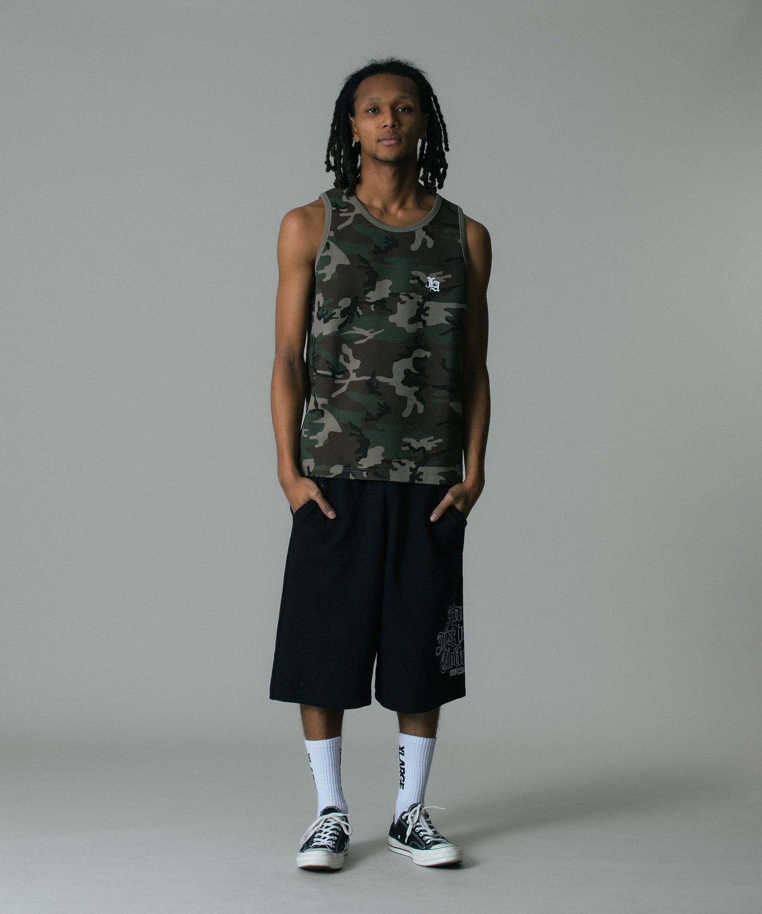 OLD ENGLISH WAFFLE TANK TOP