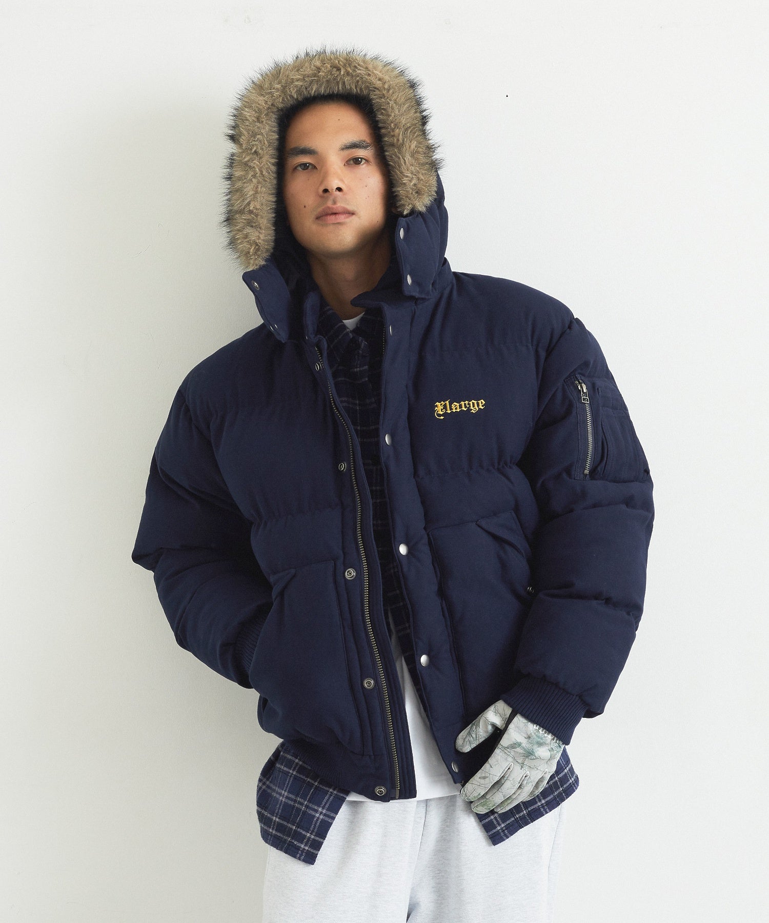 MODEL身長：172cm / 着用サイズ：Lサイズ