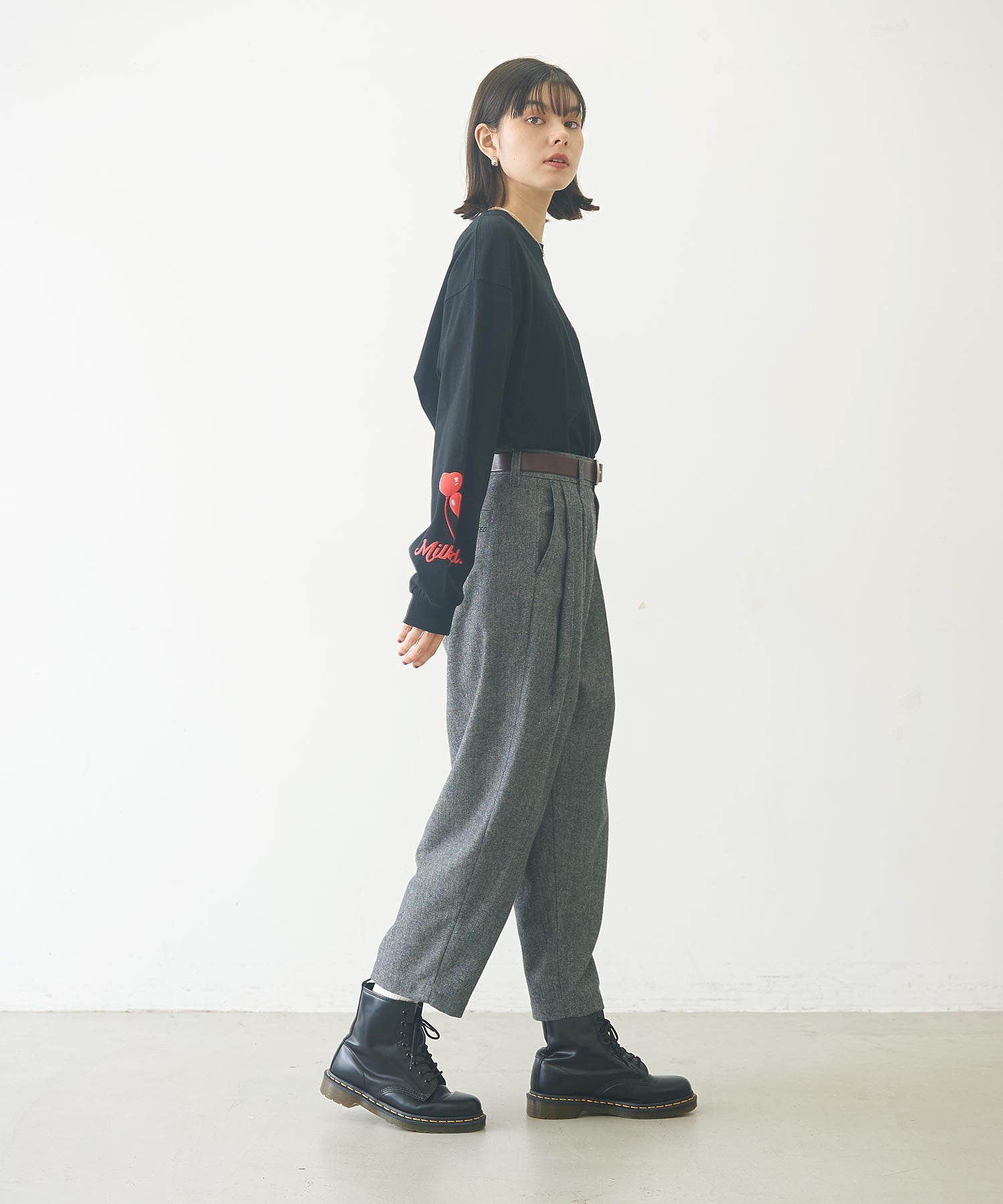 TAPERED CROPPED PANTS