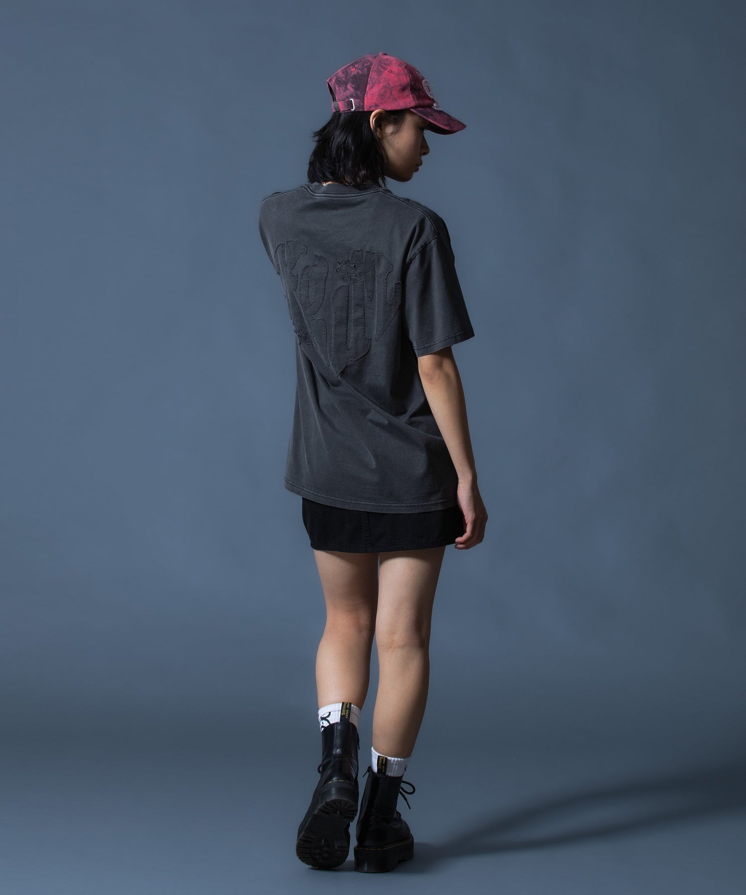 FADED NUMBER LOGO 6PANEL CAP