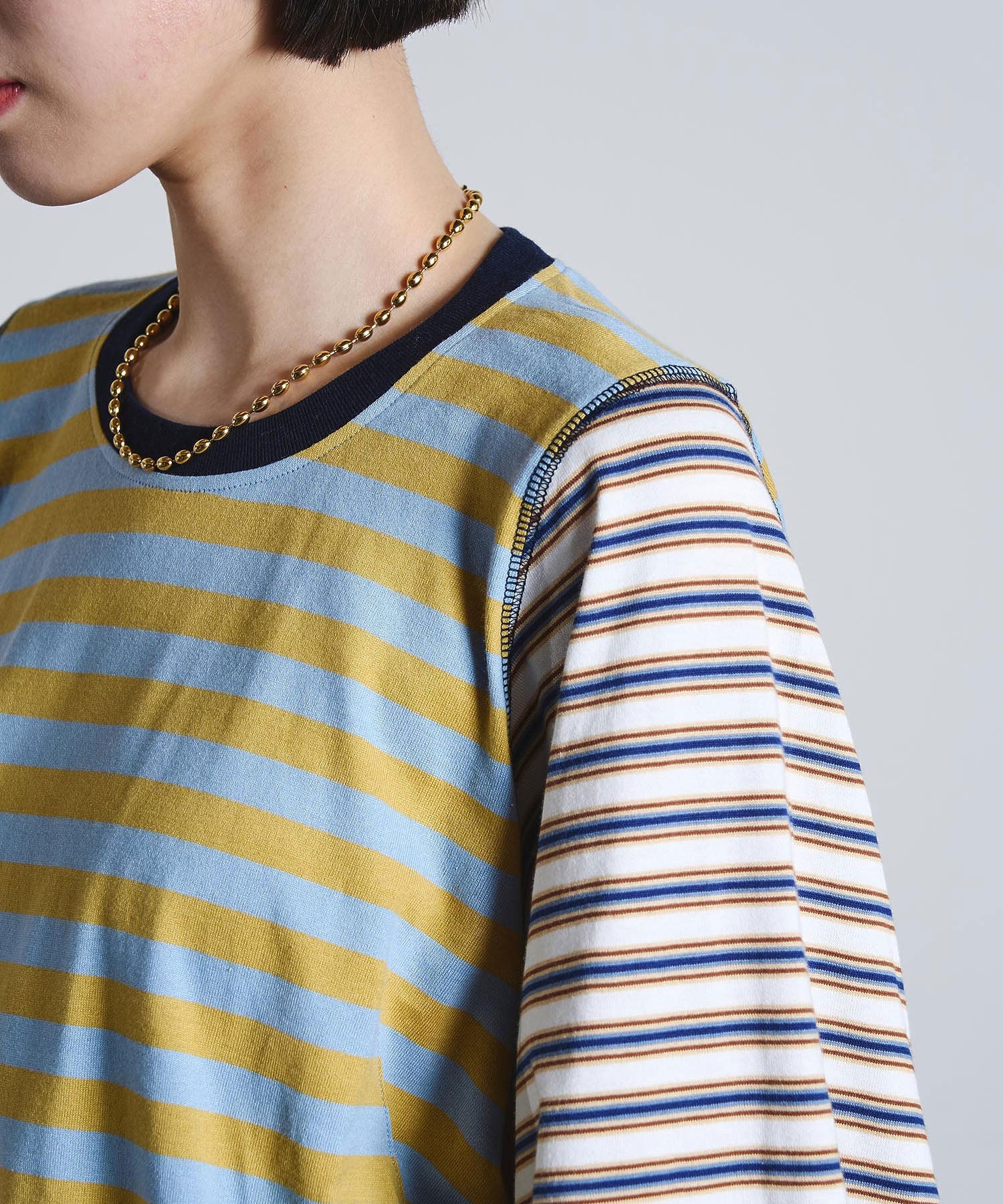 mici/VOLUME LONG SLEEVE TOP