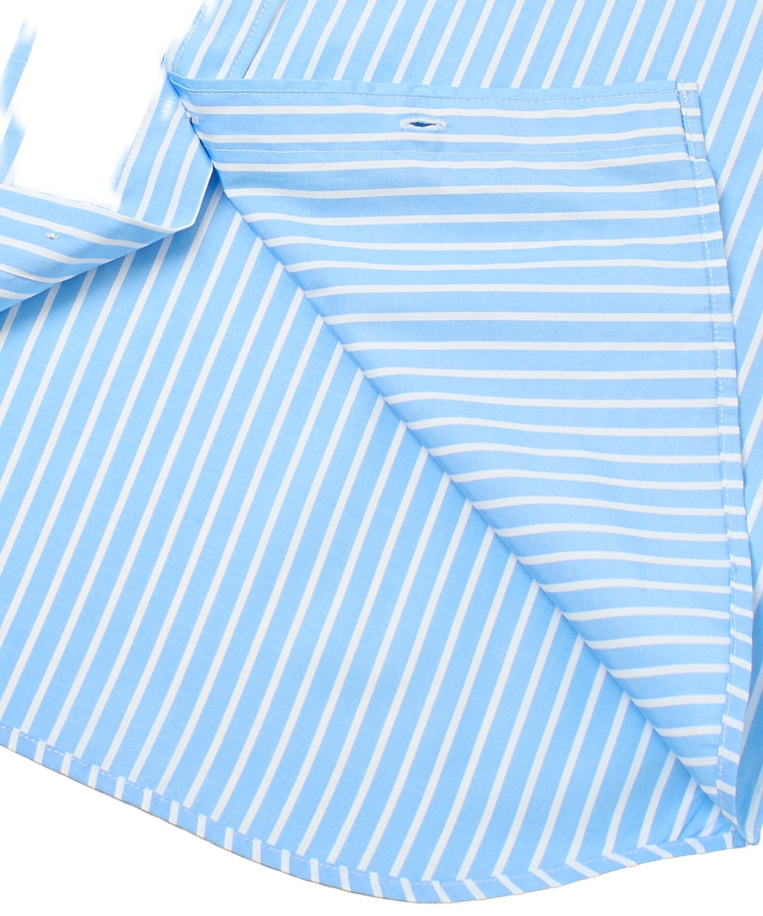 STRIPED RHINESTONE S/S SHIRT