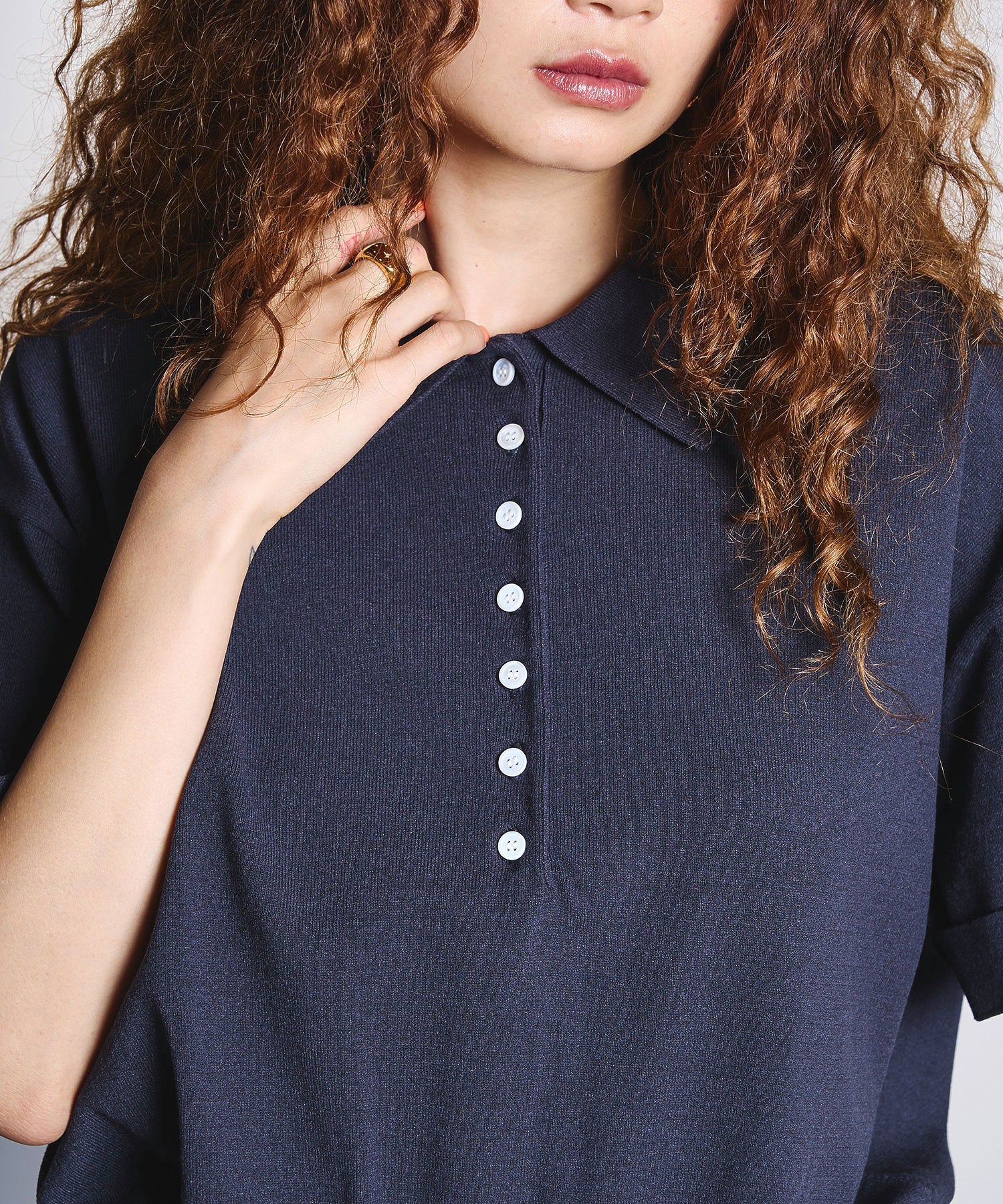 POLO COLLAR KNIT