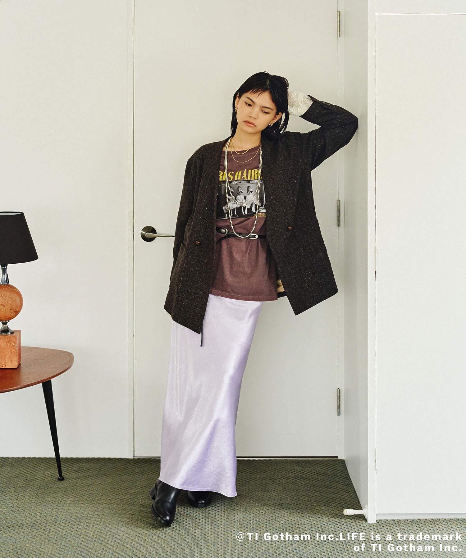 AULENTTI/COW LEATER /NIQUEL BELT