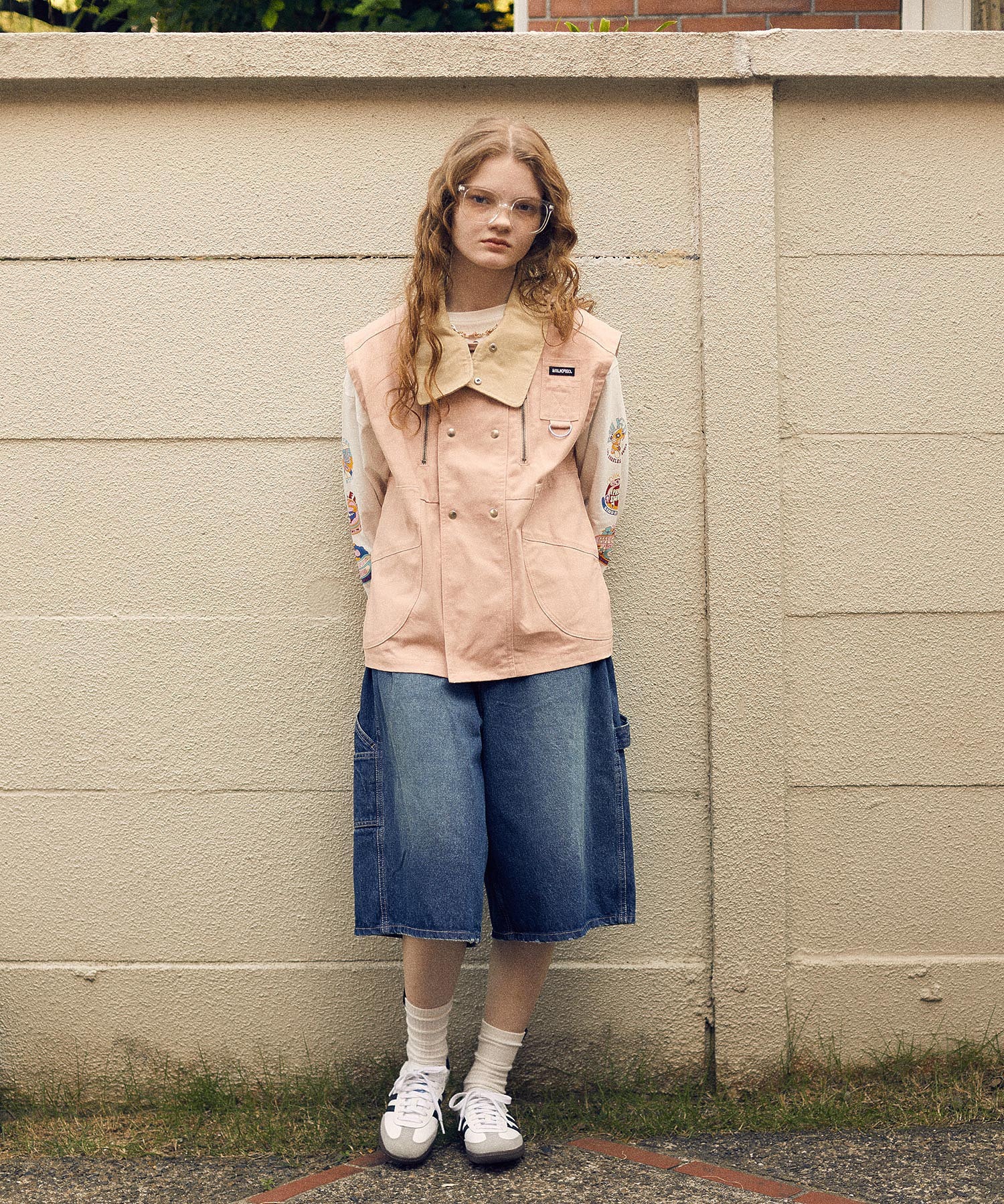 70S LOGO THREE QUARTER SLEEVE TOP