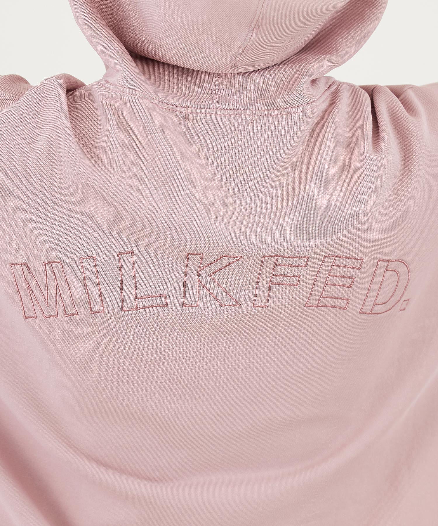 HALF ZIP SWEAT HOODIE MILKFED.