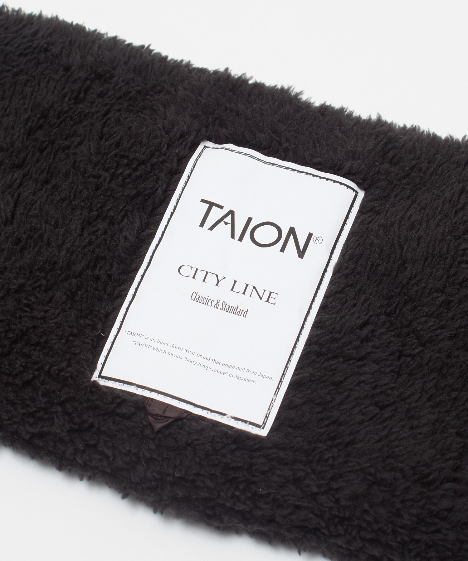 TAION/タイオン/CITY REVERSIBLE CITY DOWN NECK WAMER TAION-R203CI