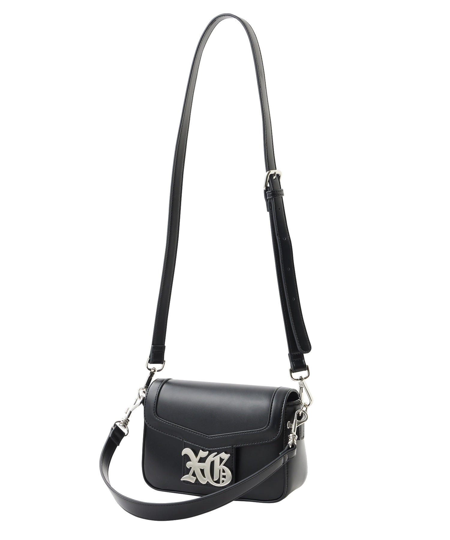 OLD ENGLISH LOGO BUCKLE 2WAY FAUX LEATHER BAG