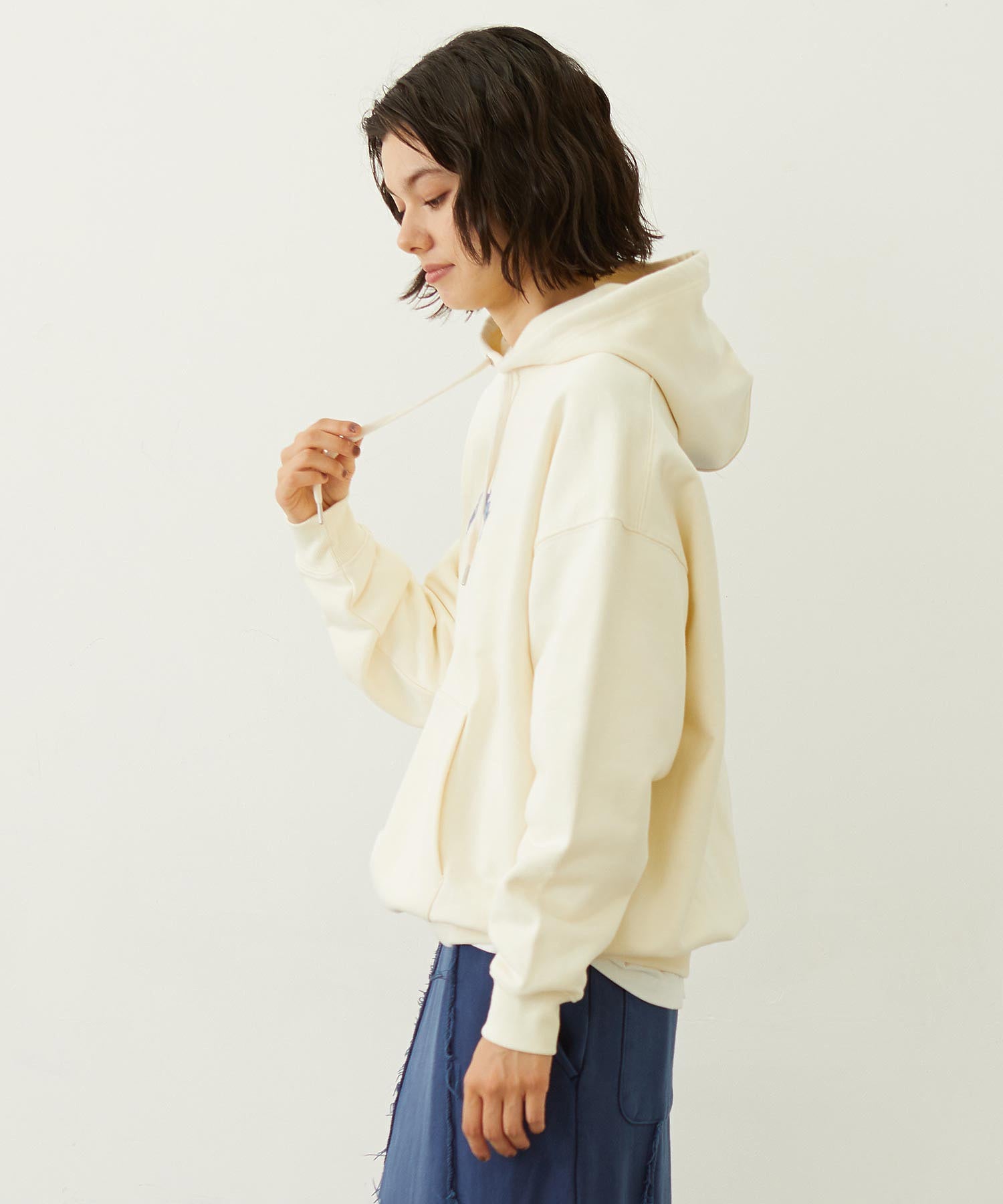 PLAID HEART SWEAT HOODIE