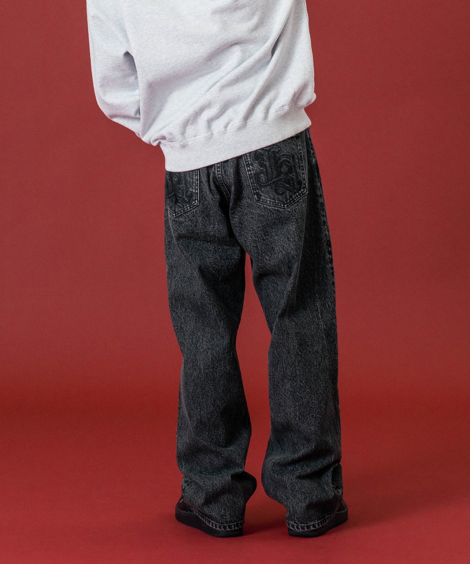 OVERDYED DENIM PANTS