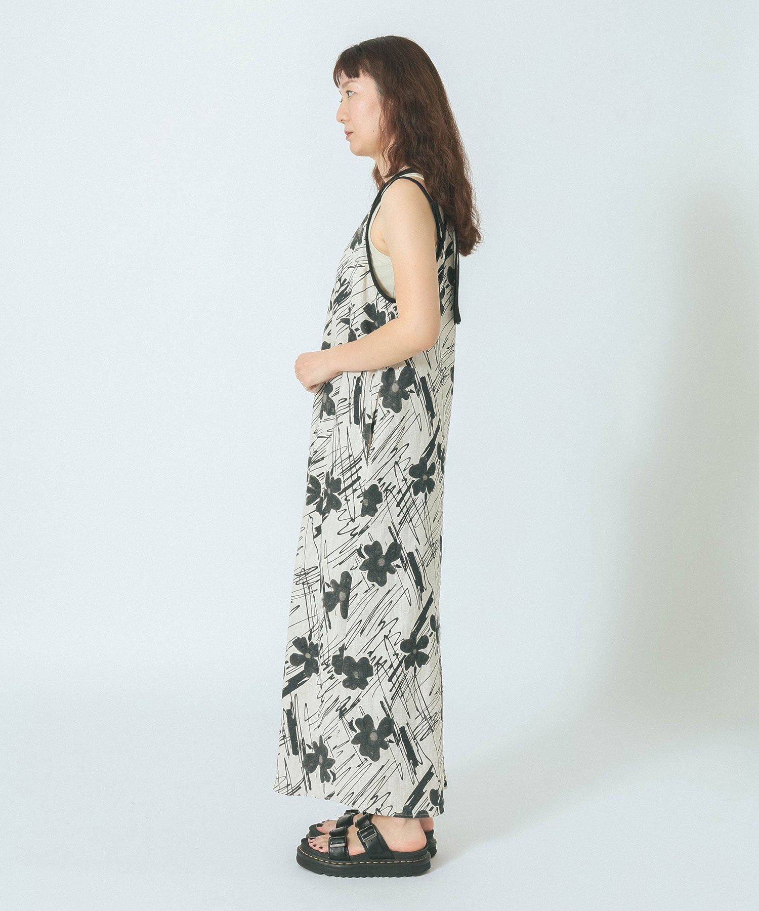 ART PRINT LONG DRESS