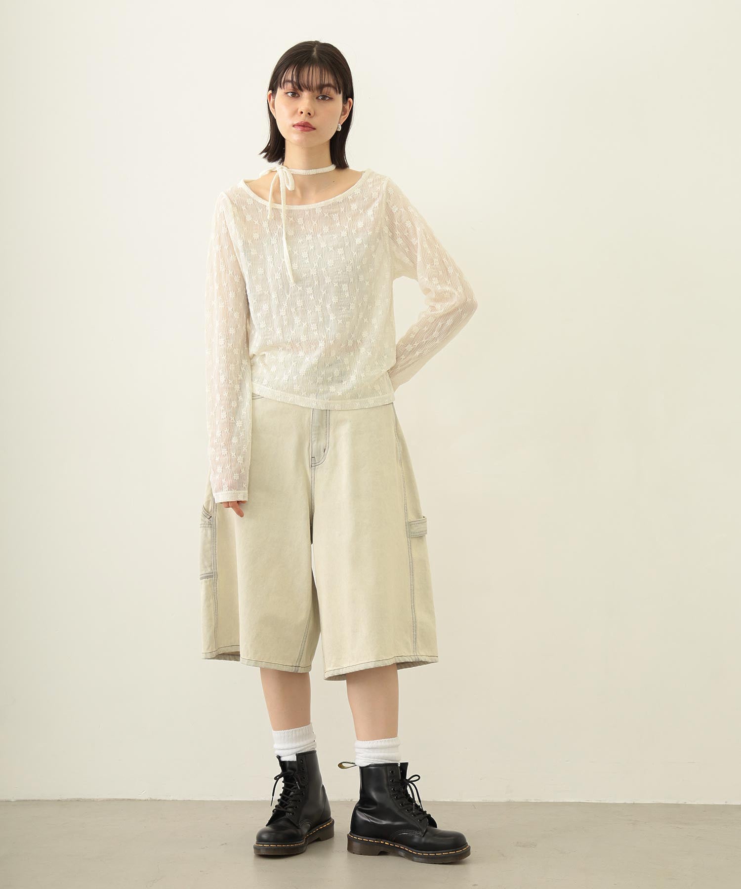LACE L/S TOP