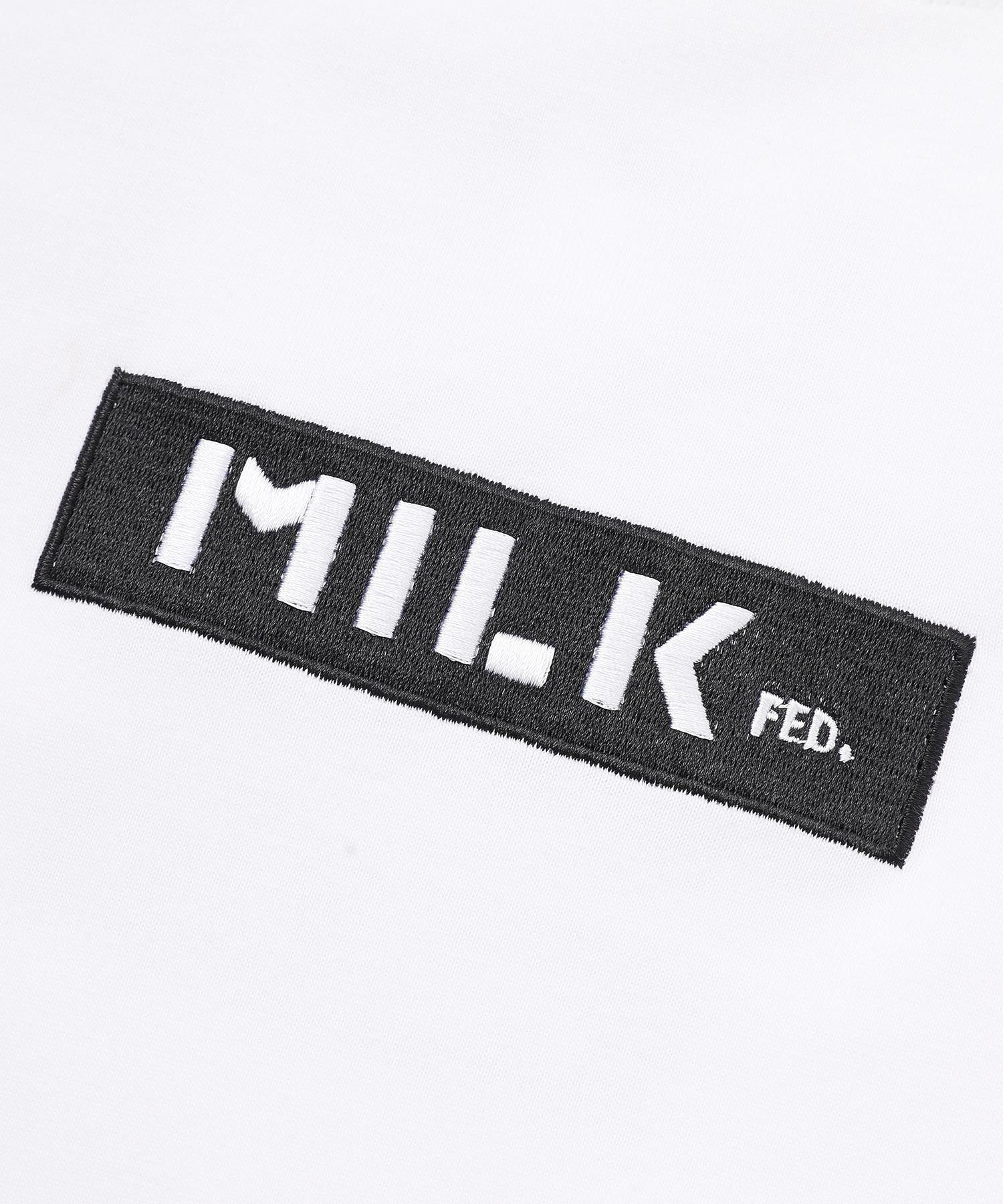 BAR AND STENCIL LOGO WIDE S/S TEE MILKFED.