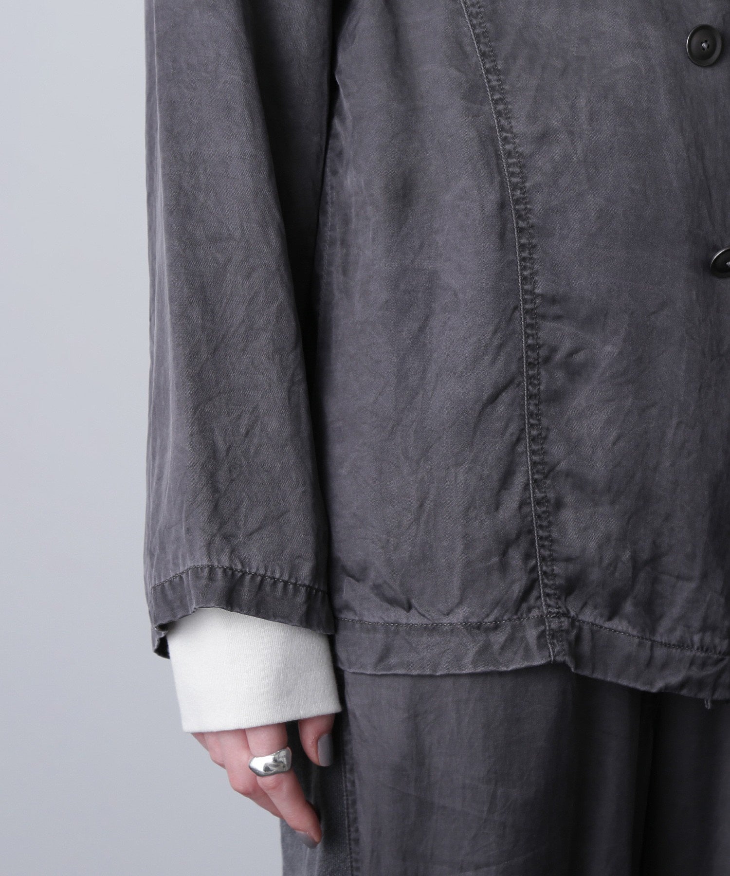 mici/TAILORED COLLAR SHIRT JACKET