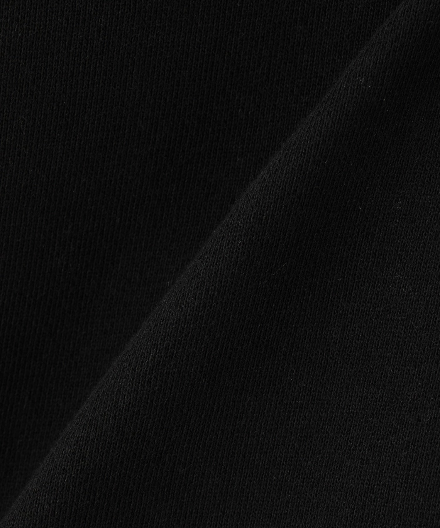 FACE LABEL HALF ZIP SWEAT TOP