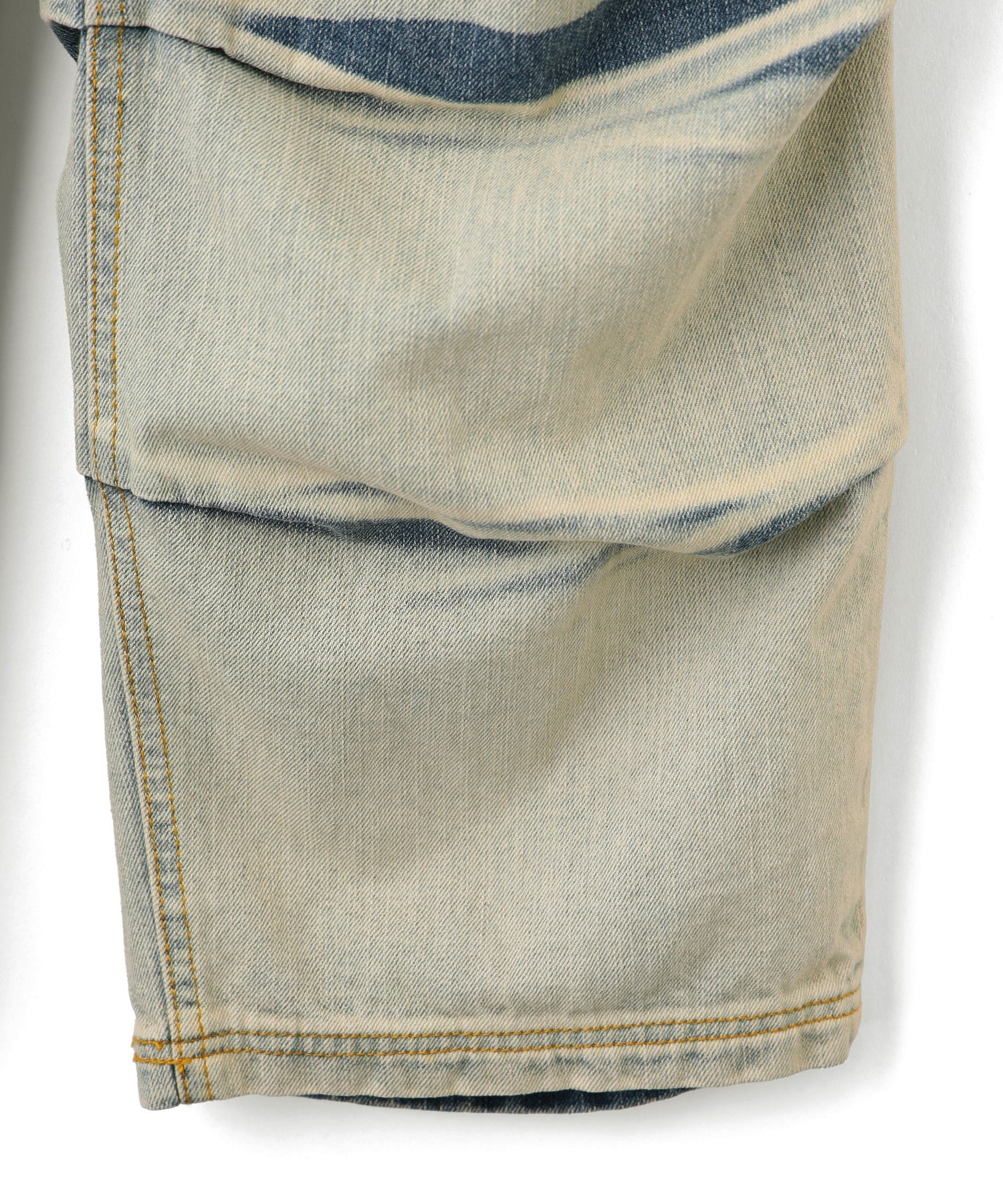 GRADIENT DENIM EASY PANTS