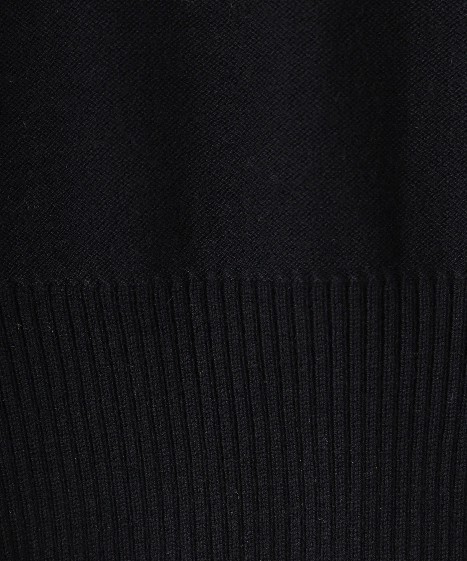 NUMBERING JACQUARD ZIP UP KNIT TOP