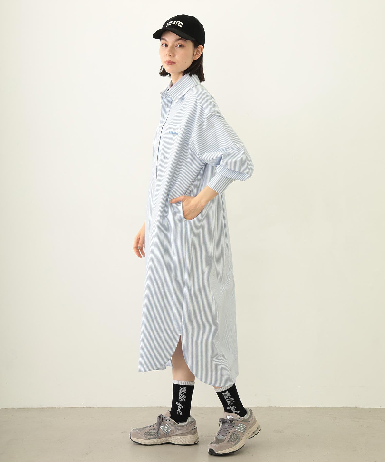 LAYERED SHIRTS DRESS