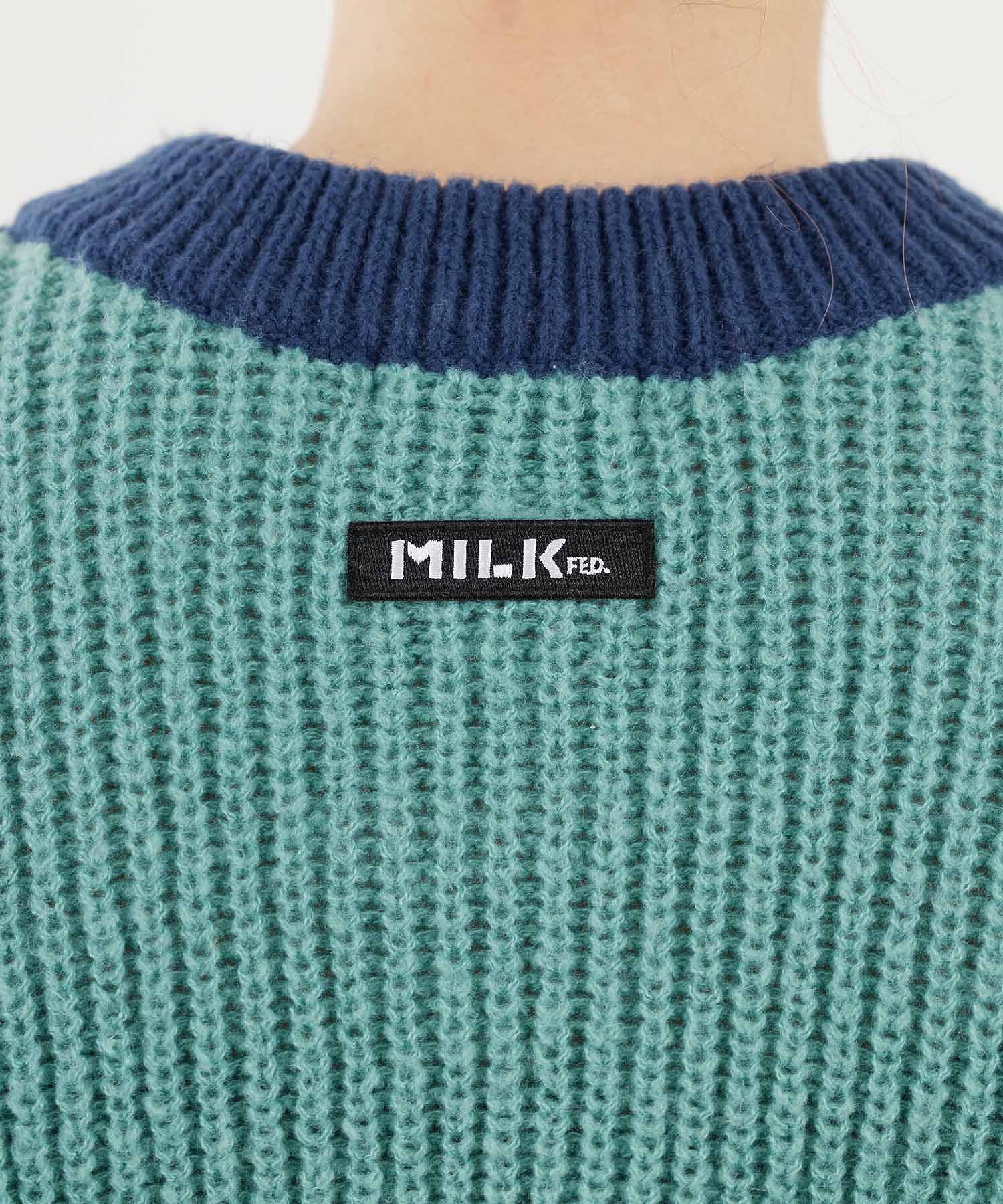 PANELED KNIT TOP MILKFED.