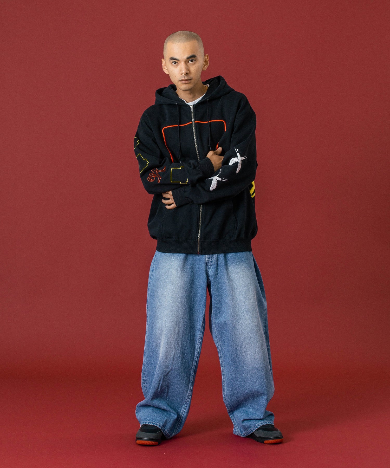 SPEED ZIP UP HOODED SWEATSHIRT