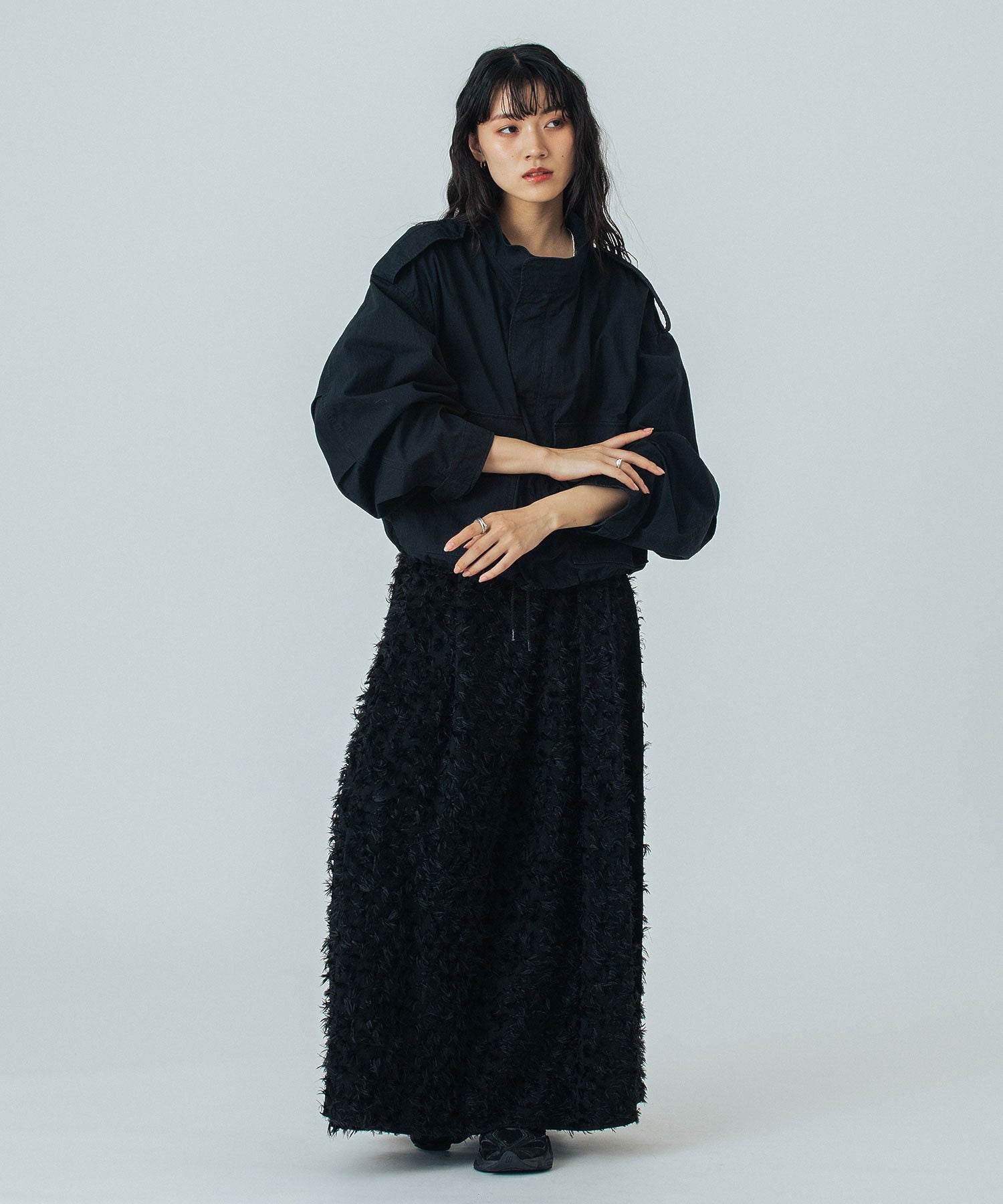 model:167cm 着用サイズ:M