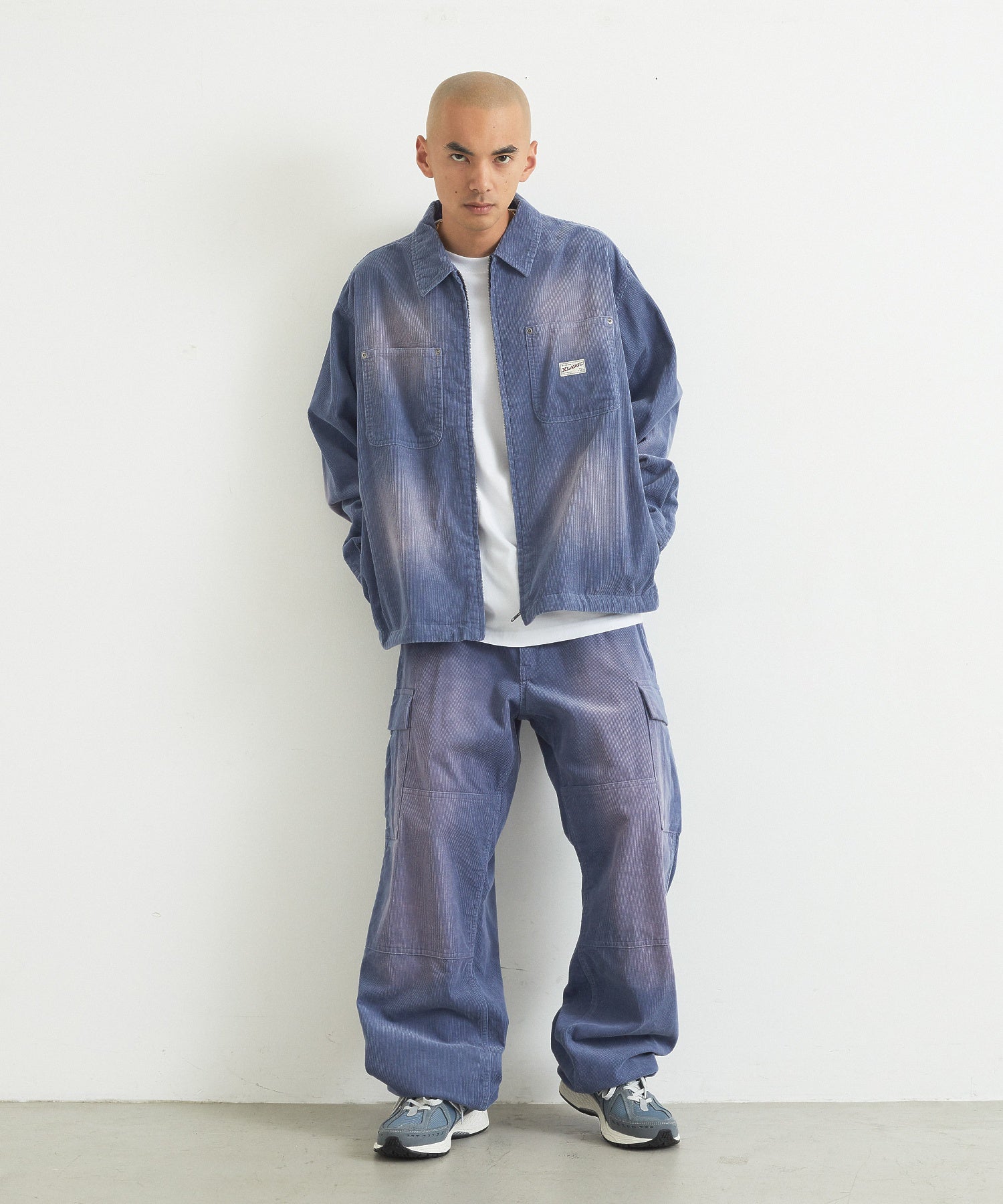 FADED CORDUROY CARGO PANTS