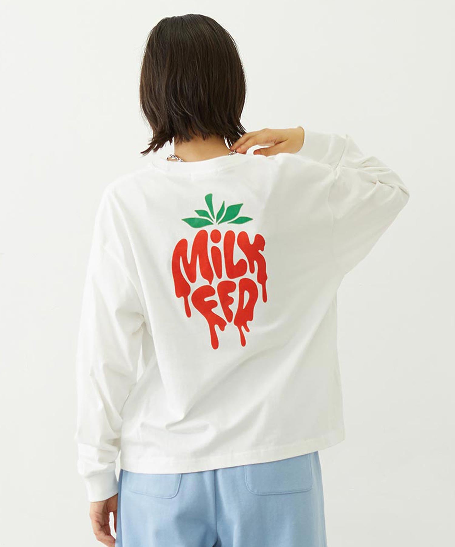 MELTY STRAWBERRY WIDE L/S TEE