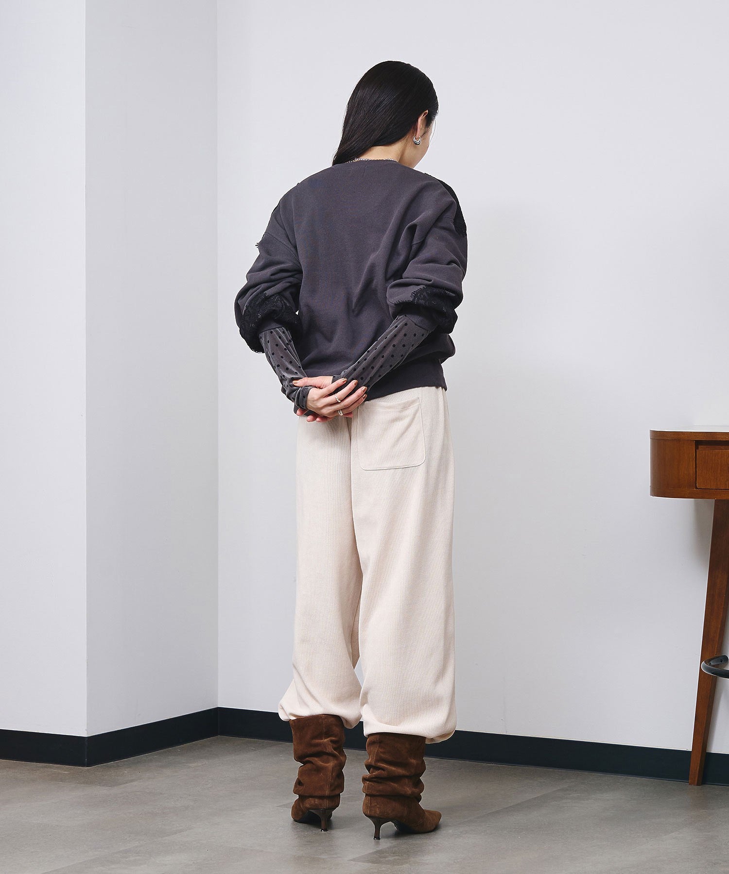 model:166cm 着用サイズ:S