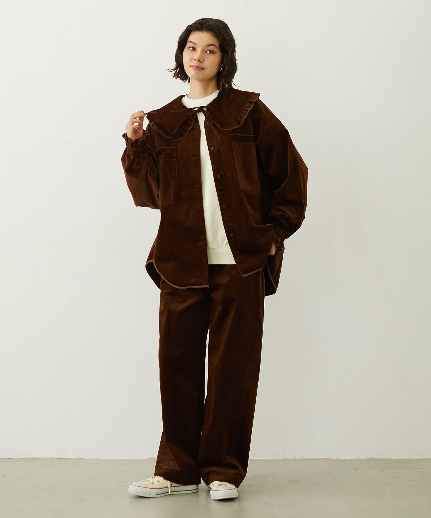 WORK STYLE CORDUROY PANTS