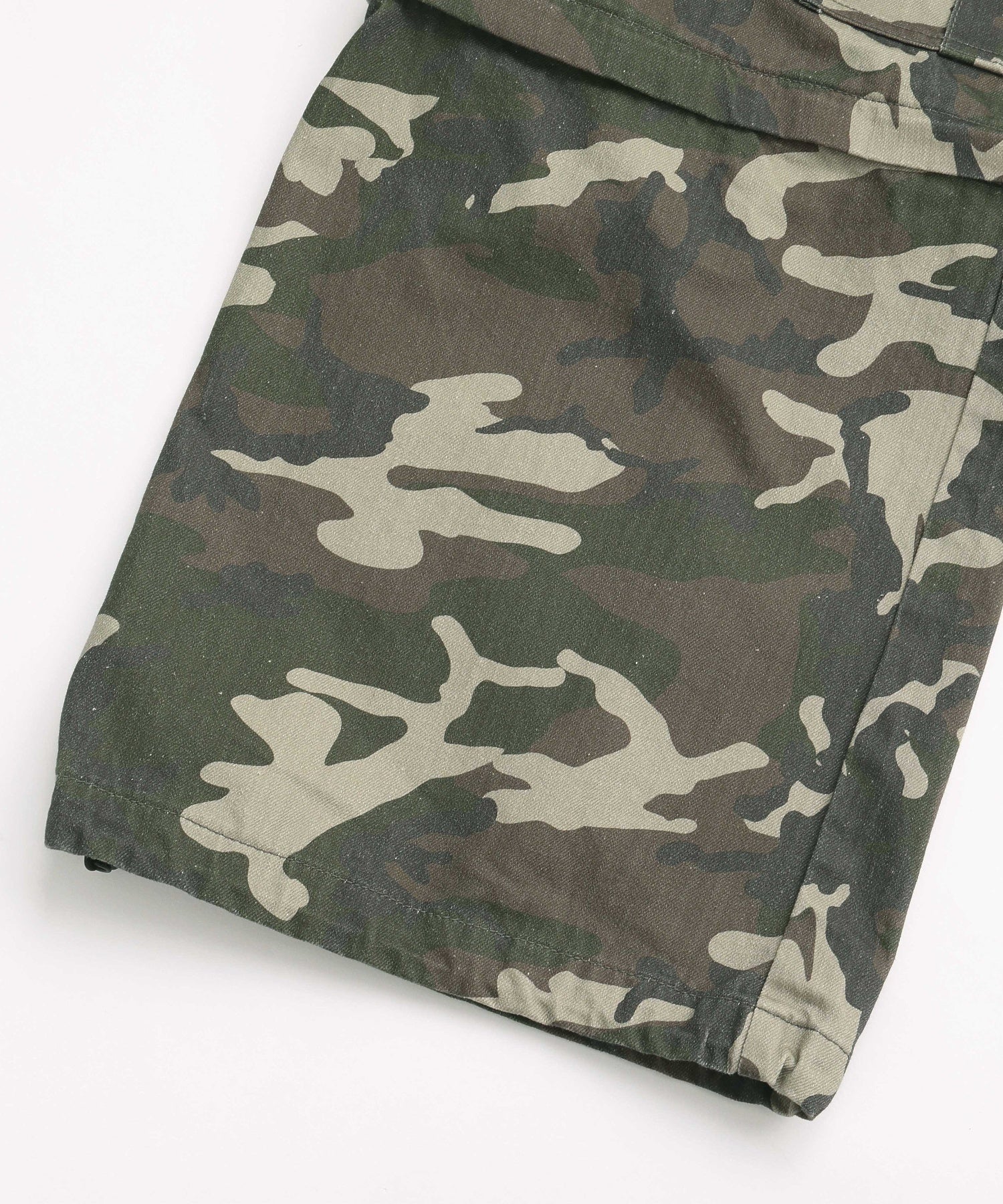 WASHED 2WAY WIDE LEG CARGO PANTS