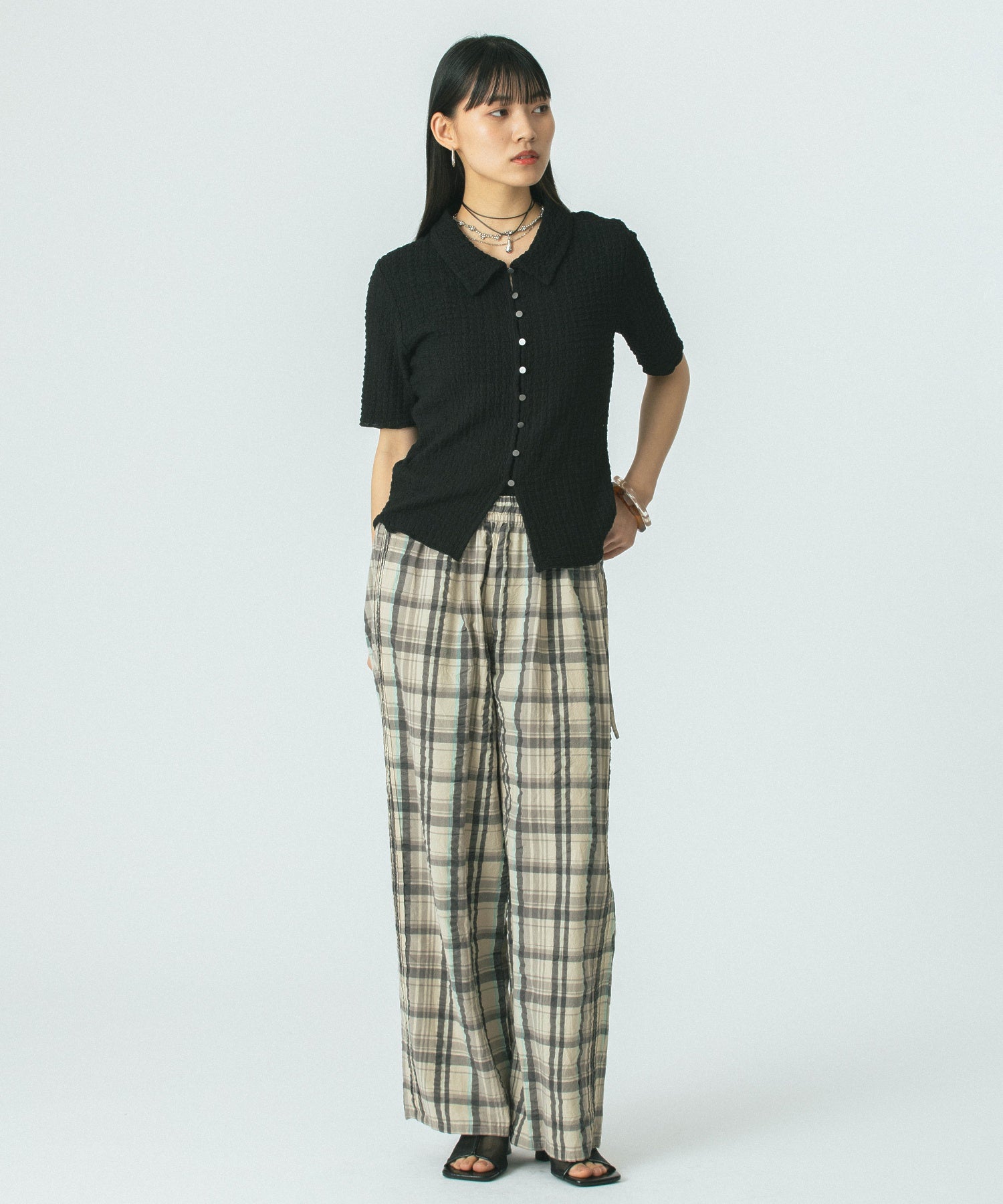 CHECK SUCKER EASY PANTS