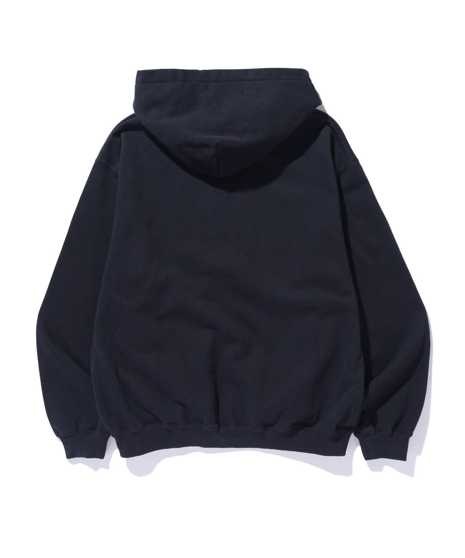 DISTORTED LOGO ZIP UP HOODED SWEATSHIRT