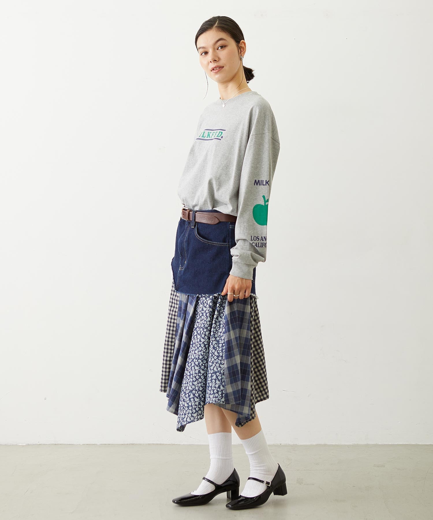 FRUIT SLEEVE PRINT L/S TEE