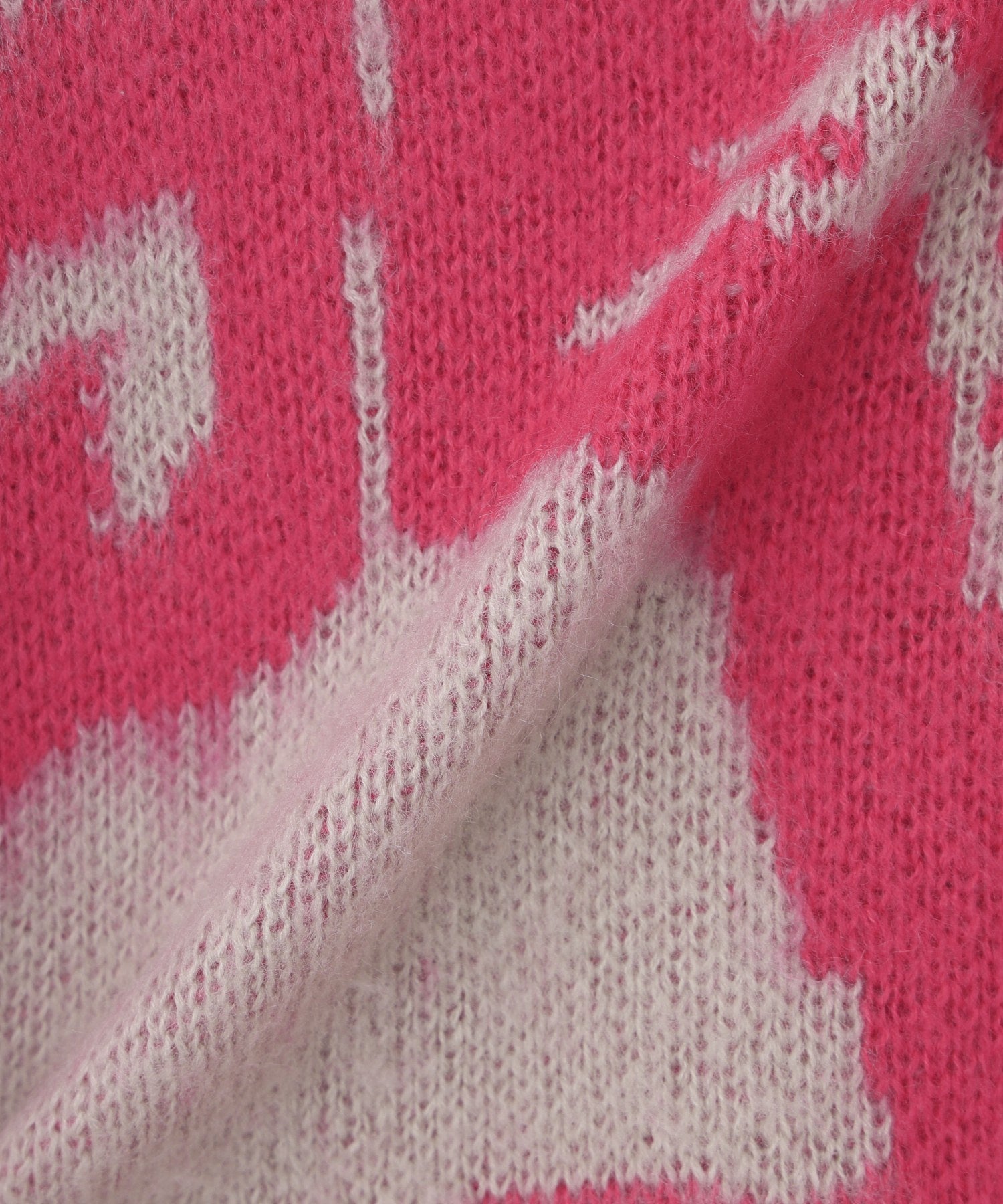 FACE JACQUARD KNIT CARDIGAN