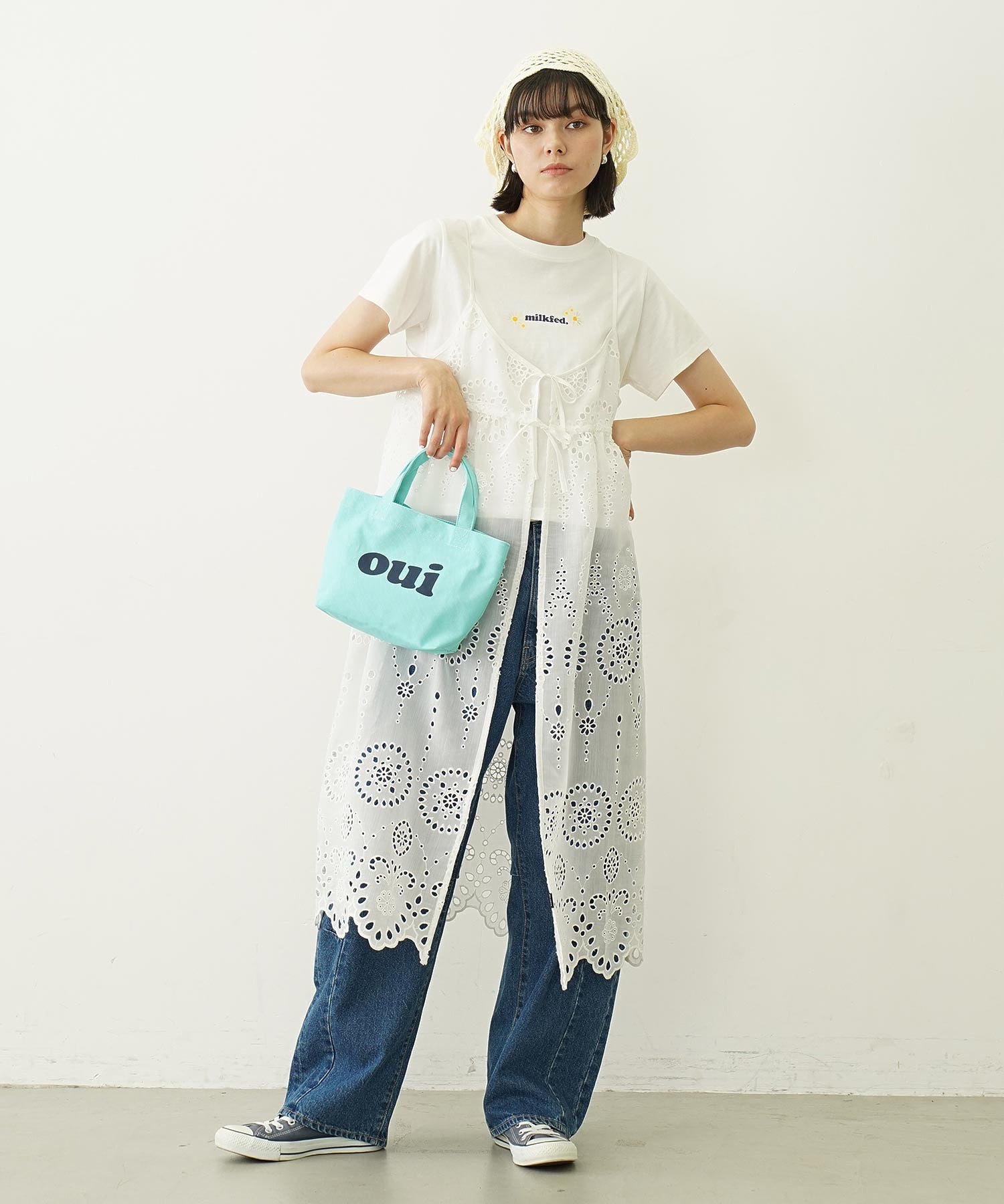 DAISY AND LOGO COMPACT S/S TEE