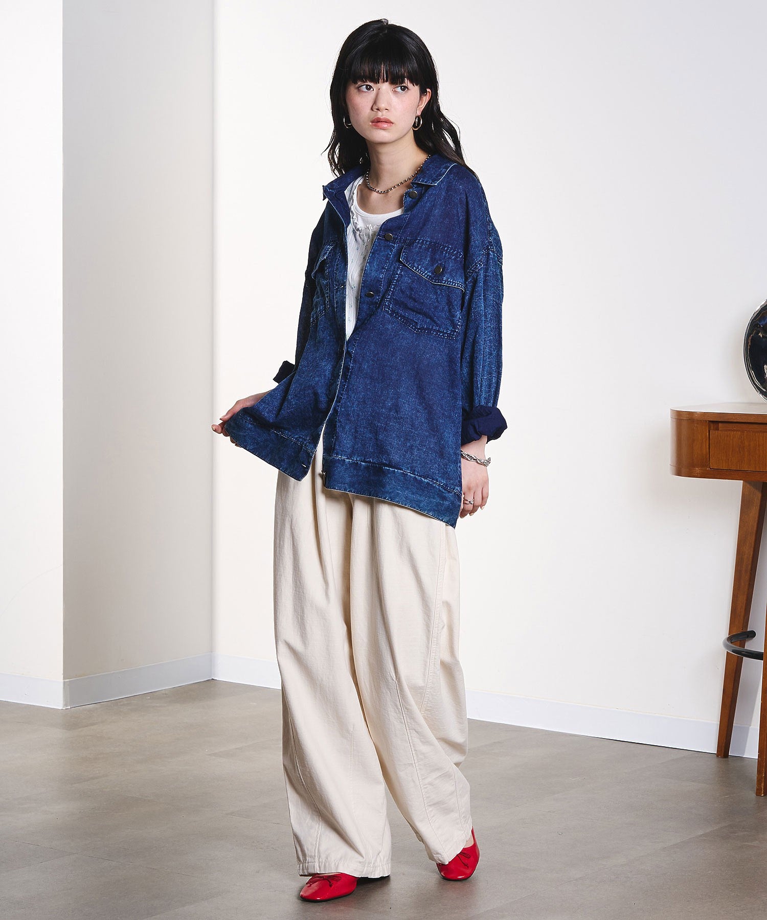 model:163cm 着用サイズ:ONE SIZE