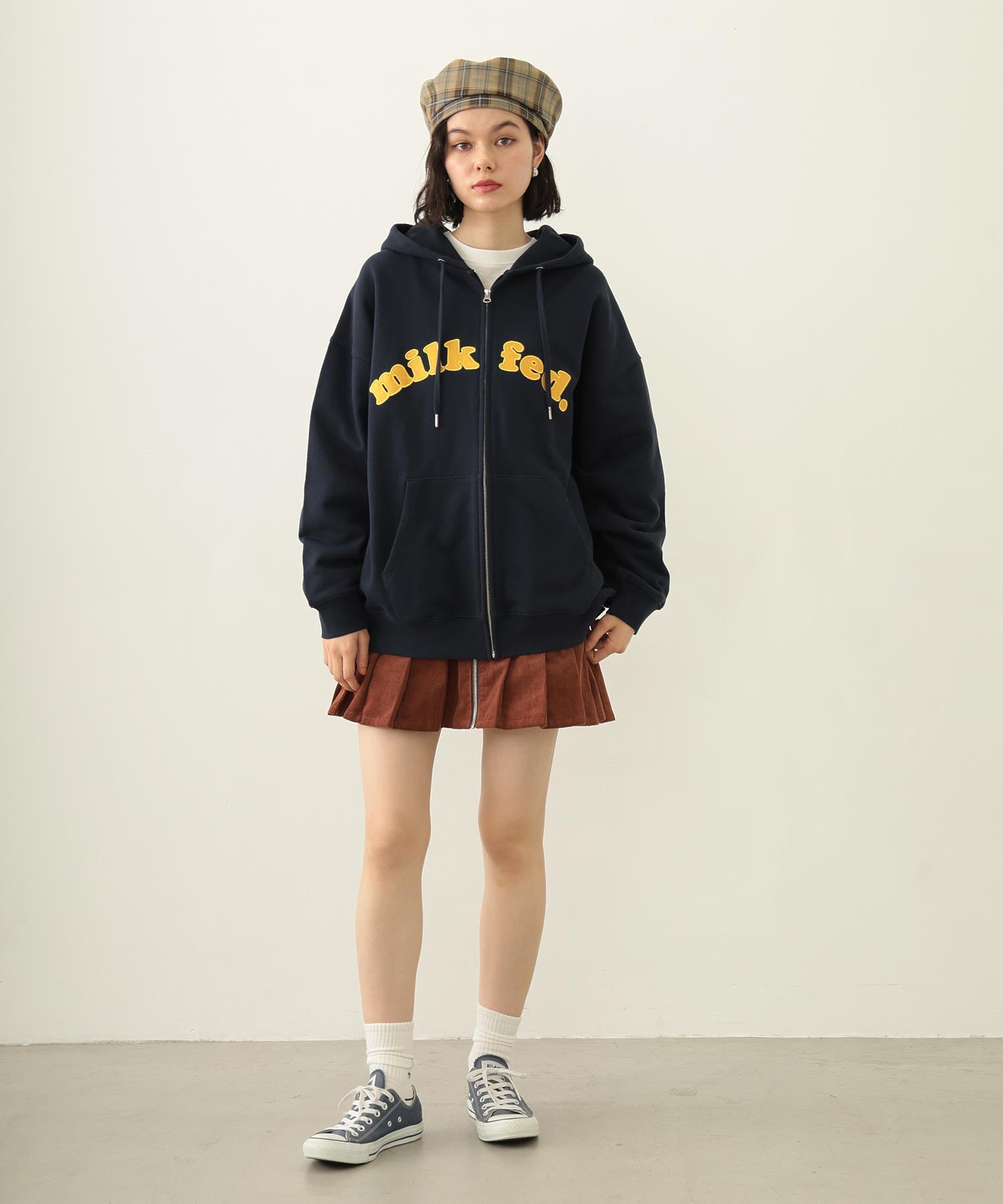 ARCH COOPER LOGO ZIP UP HOODIE