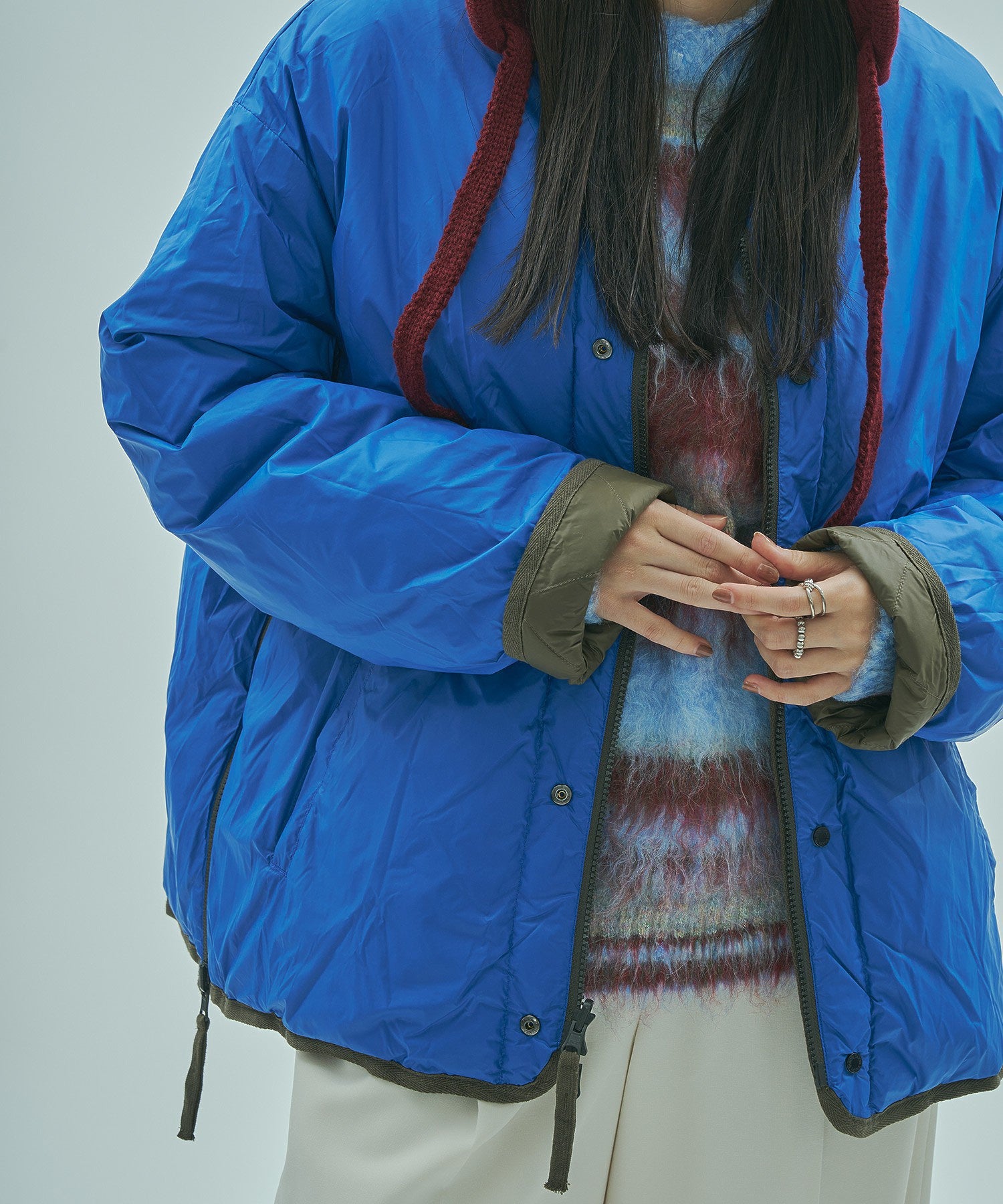【ROSE BUD別注】TAION/MILITARY M65 LINER W-ZIP SHORT DOWN REVERSIBLE