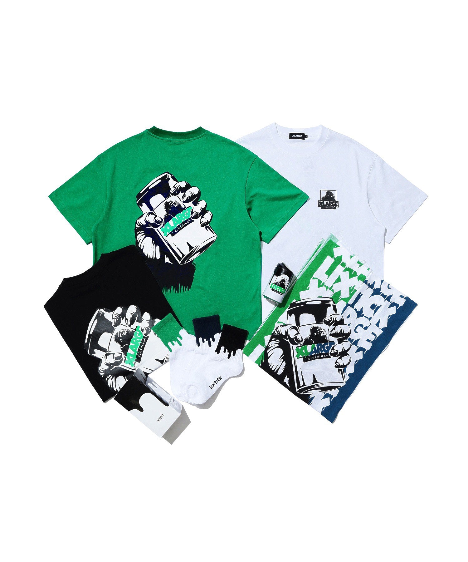 XLARGE×LIXTICK MYSTERY TENUGUI CAN