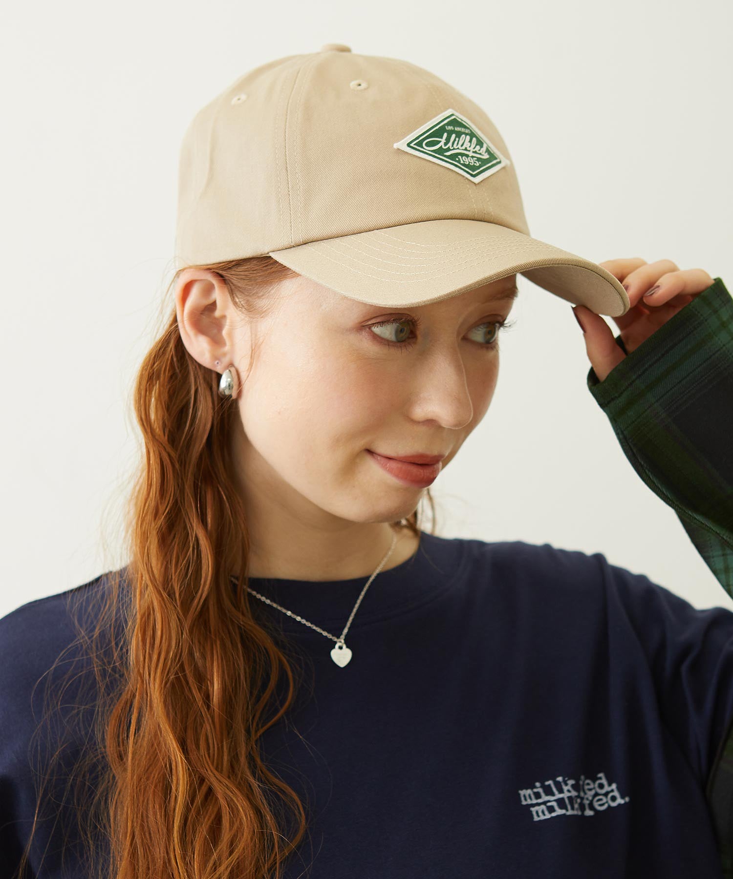 LABEL TWILL CAP
