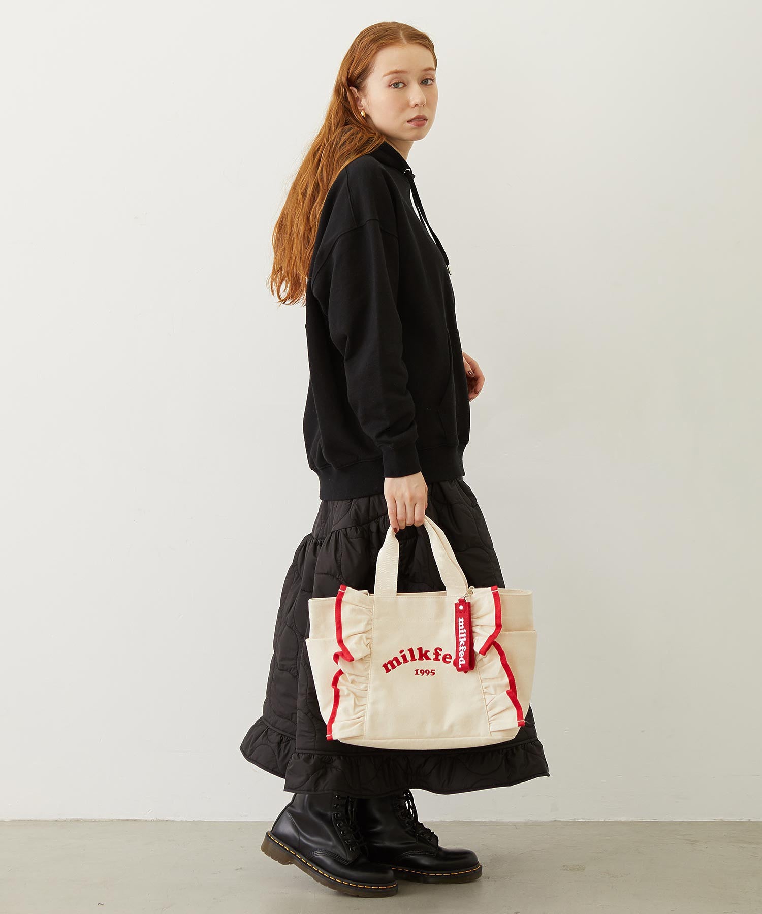 RUFFLE BAG MILKFED.